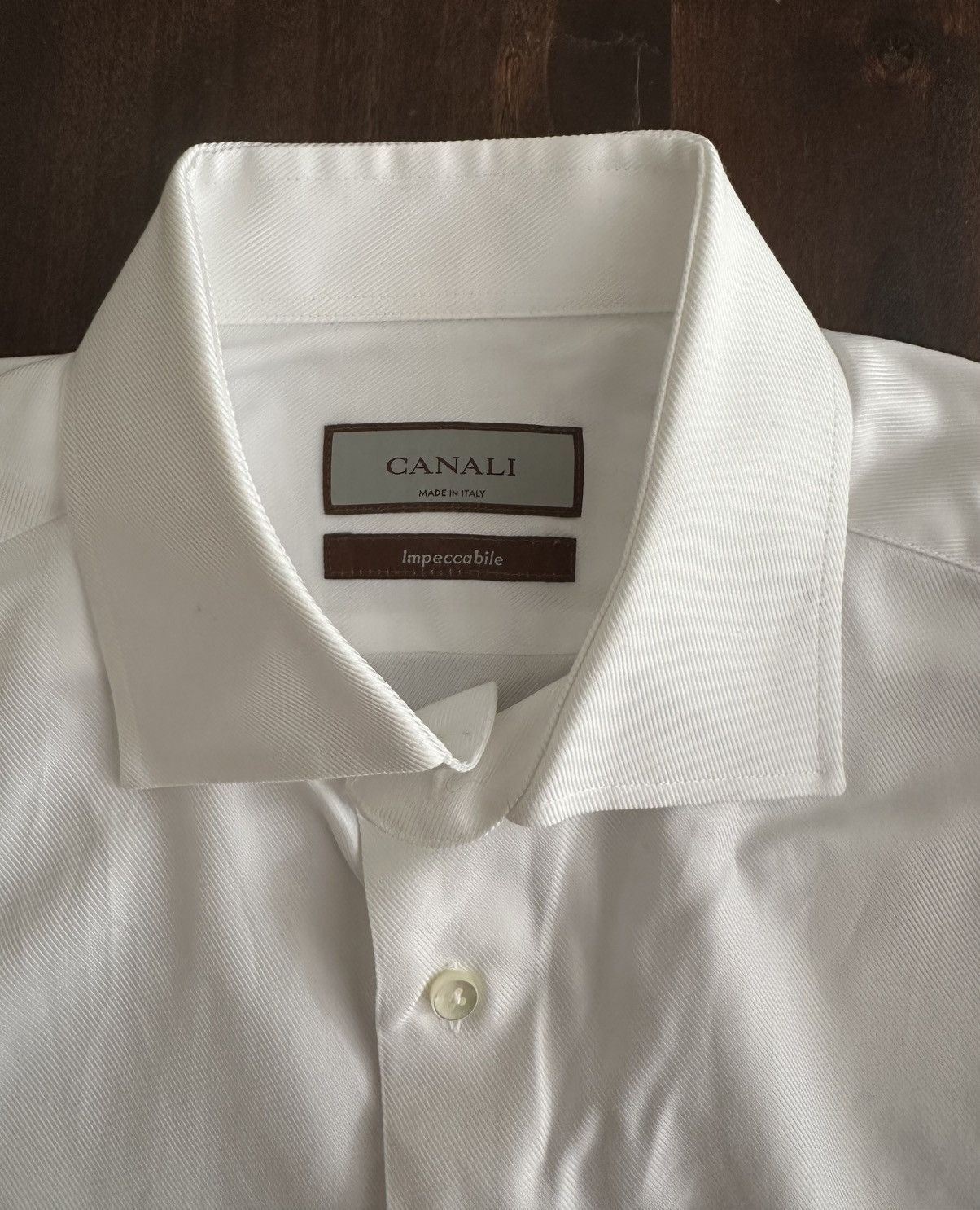 Canali Impeccabile shirt Size 38R - 3 Thumbnail