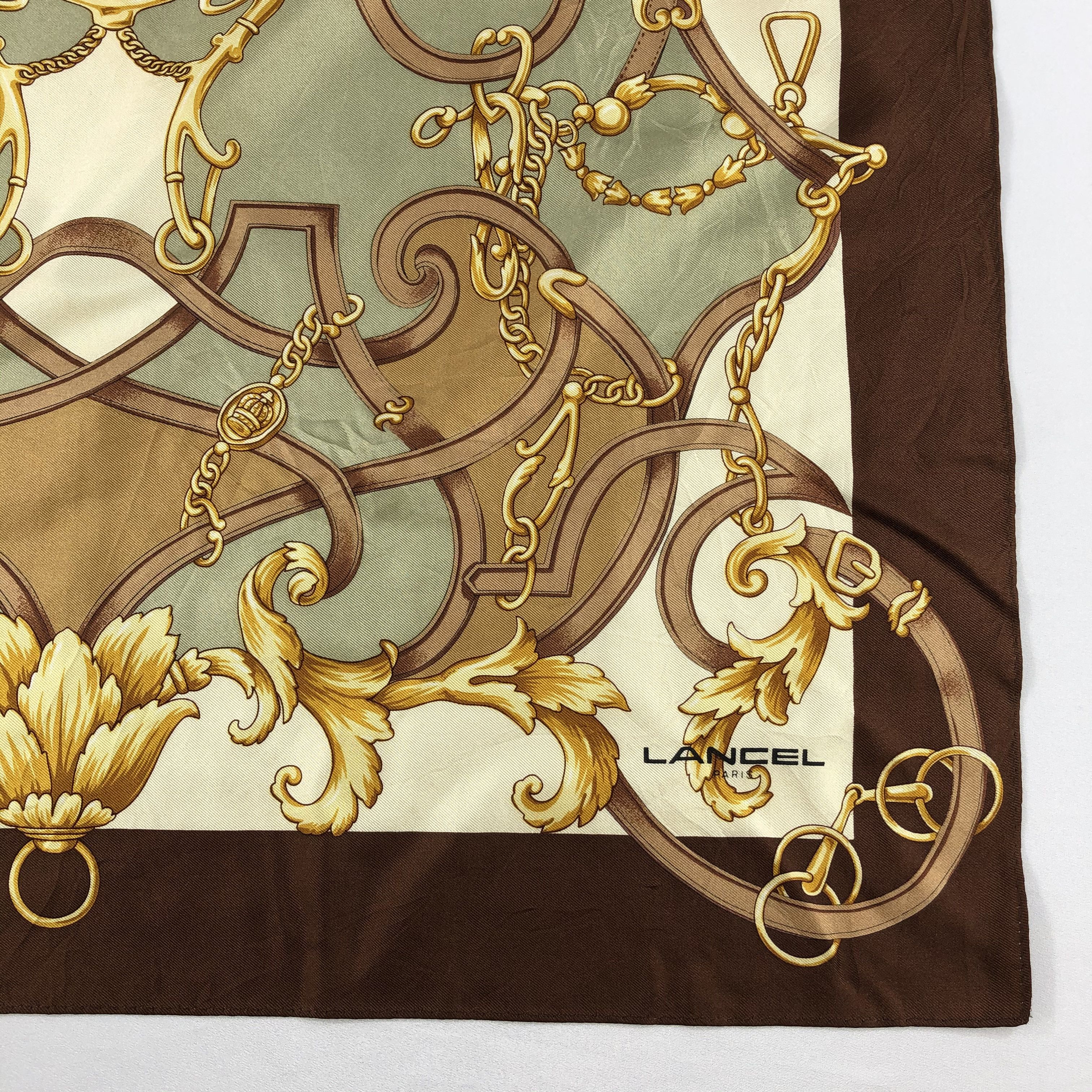 Lancel Vintage Lancel Silk Scarf Size ONE SIZE - 4 Thumbnail