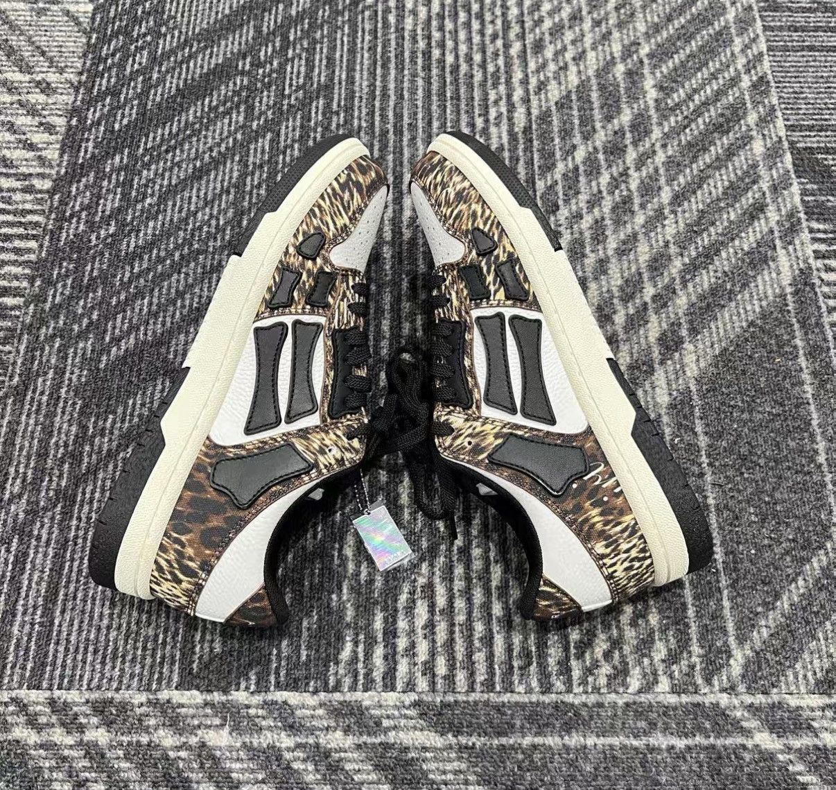 Amiri Amiri Skel-Top Low Leopard Sneakers J42 Size US 8 / IT 38 - 5 Thumbnail
