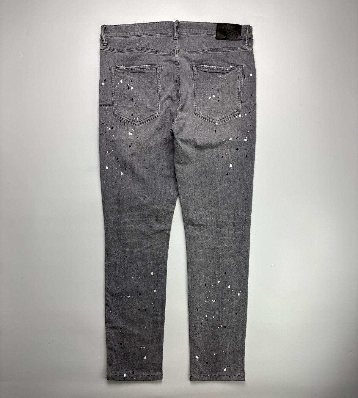 Purple Brand Splatter & Tattered Jeans Size US 34 / EU 50 - 2 Thumbnail