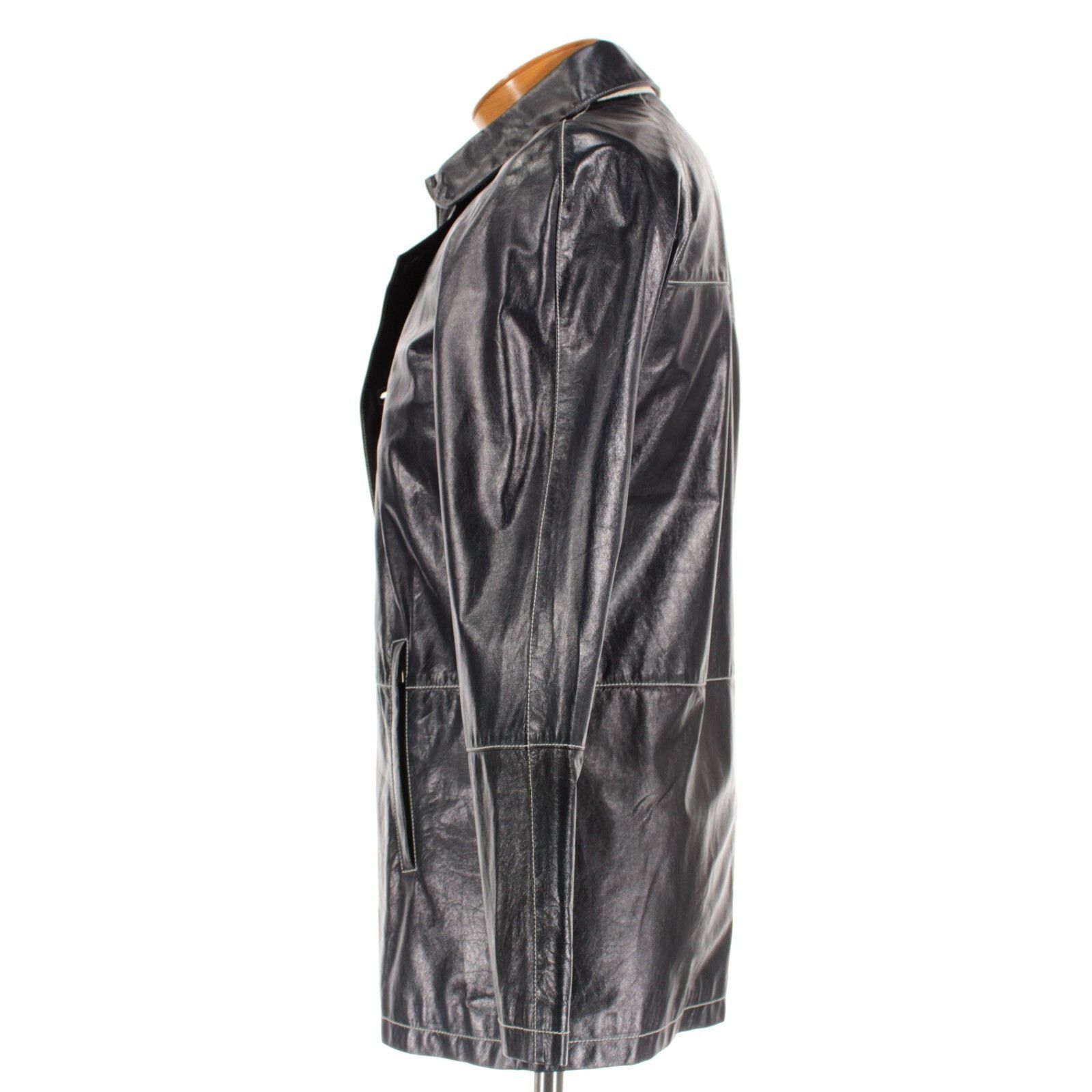 Other Hettabretz Jacket Size M US In Blue Leather Size US M / EU 48-50 / 2 - 3 Thumbnail