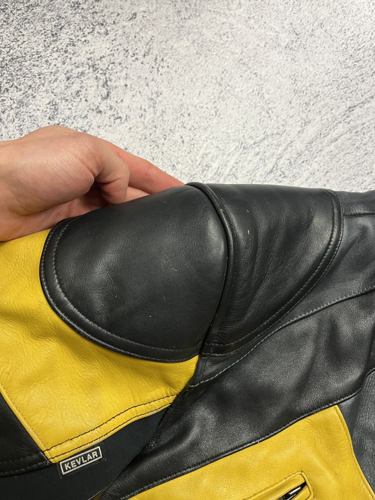 Genuine Leather Richa Black Moto Leather Jacket Vintage Racing Bike Size US S / EU 44-46 / 1 - 10 Thumbnail