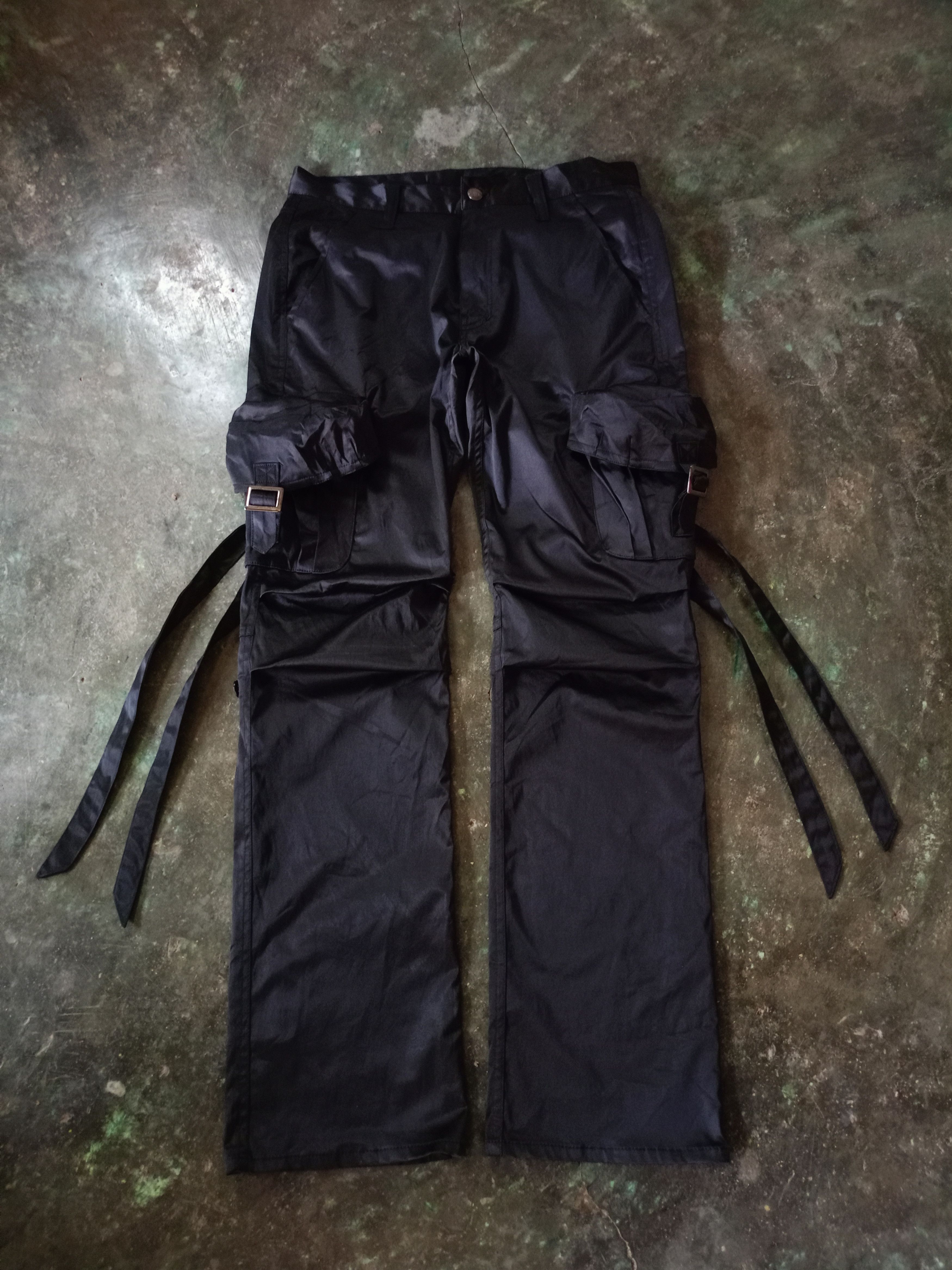 Rick 似 leather cargo pants opium archive Vintage Rick Owens Opium Style Japan Archive Leather Slim