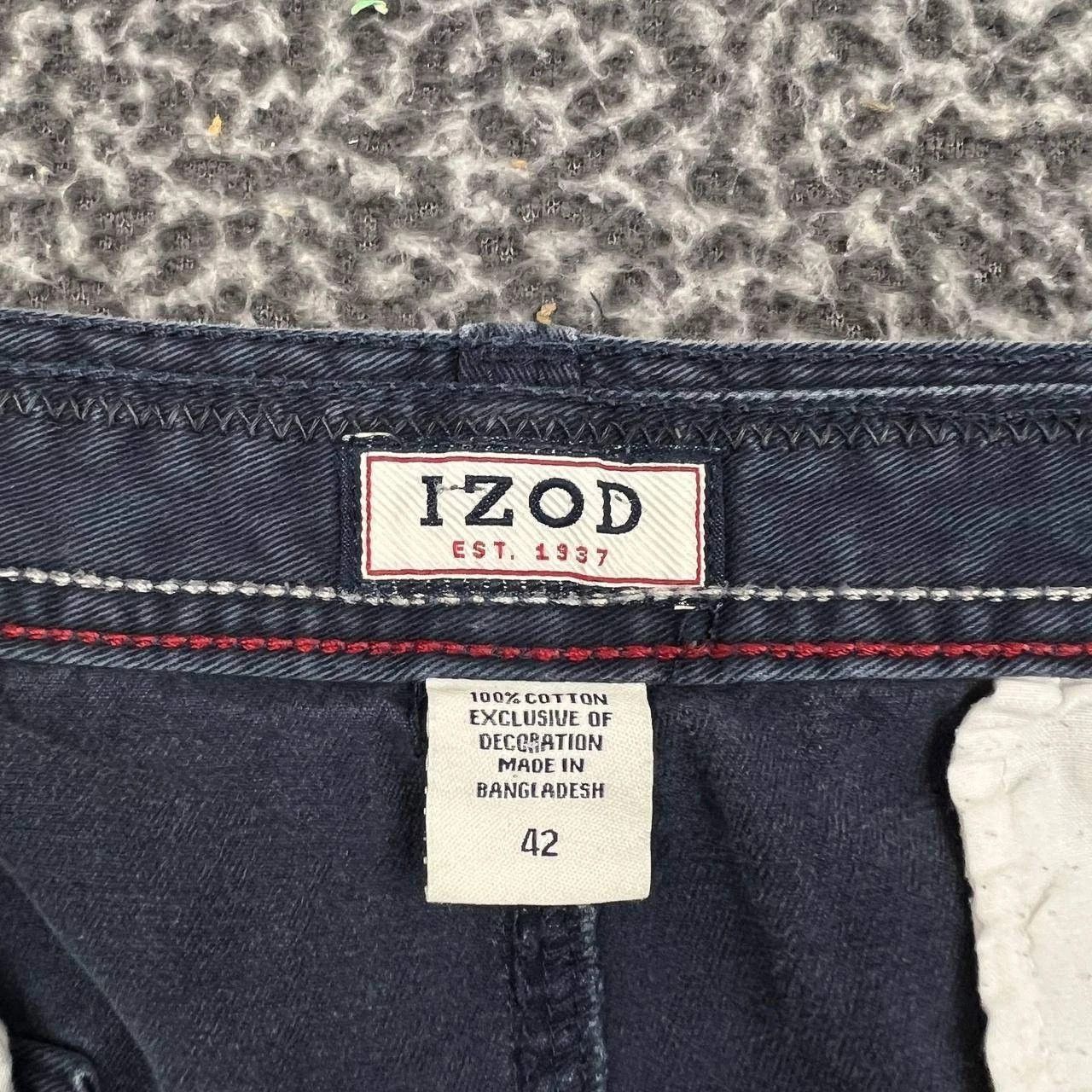 Izod Izod Cargo Shorts Men 42 Navy Blue Pockets Outdoor Cotton Size US 42 / EU 58 - 8 Thumbnail