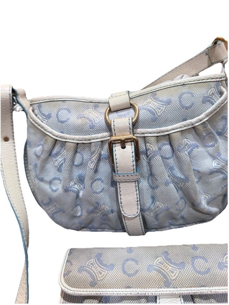 Celine Celine C Macadam Canvas Shoulder Bag & Wallet Size ONE SIZE - 4 Thumbnail