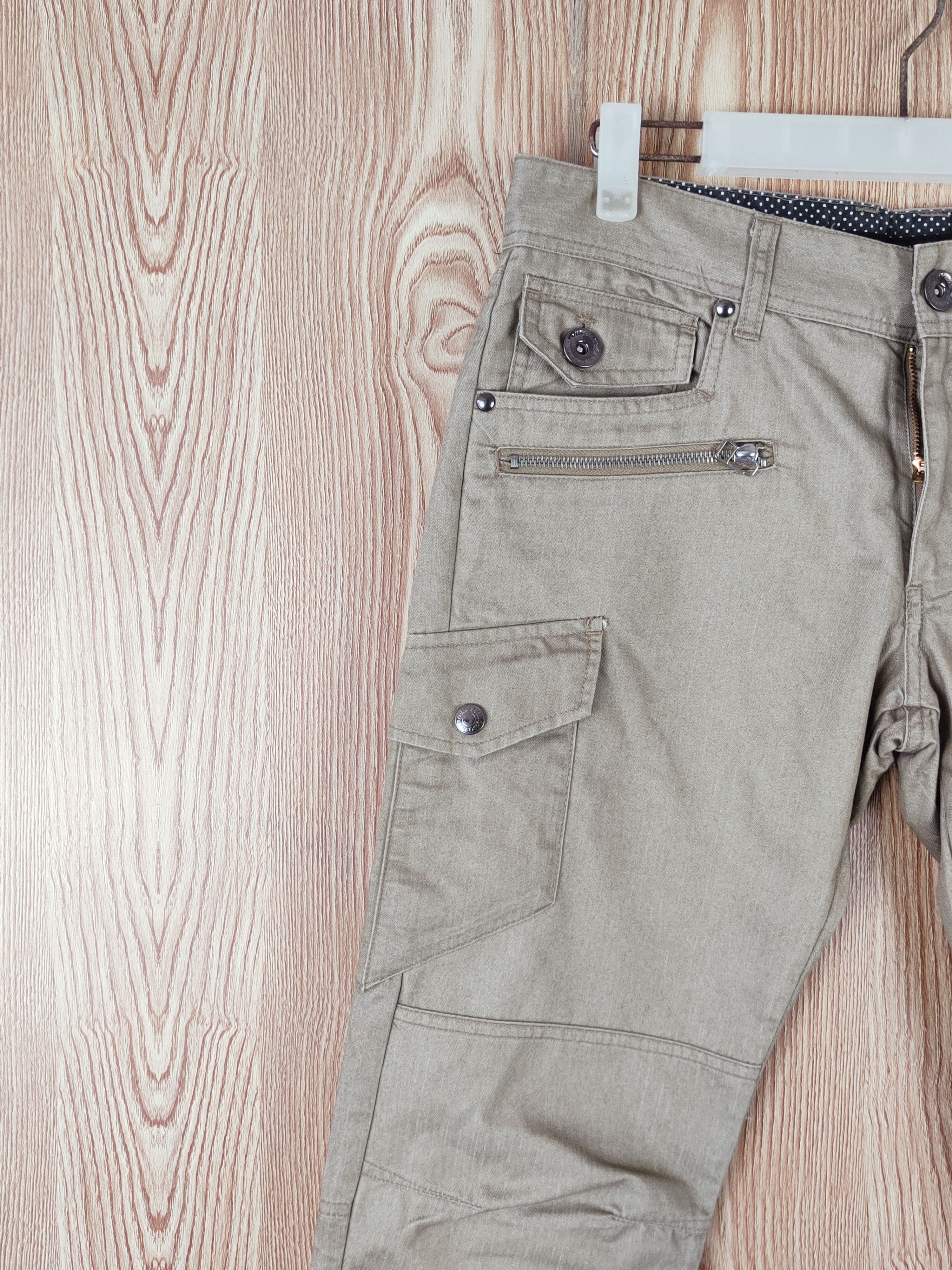 Mossimo × Vintage Vintage Massimo Beige Multi Tactical pocket Cargo Pants Size 31" - 3 Thumbnail