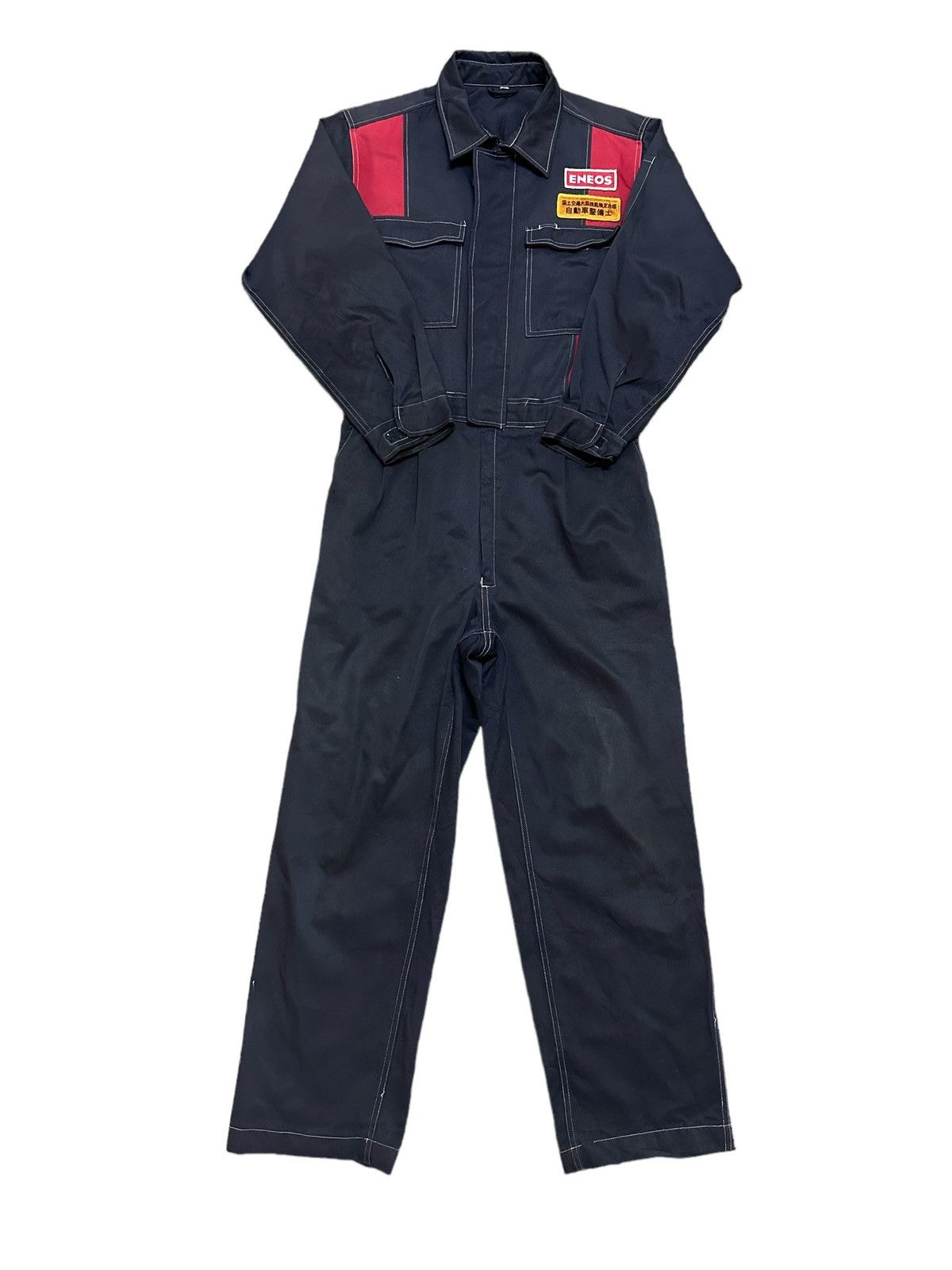 Japanese Brand × Vintage Vintage Eneos Overall Racing Size US 33 - 2 Thumbnail