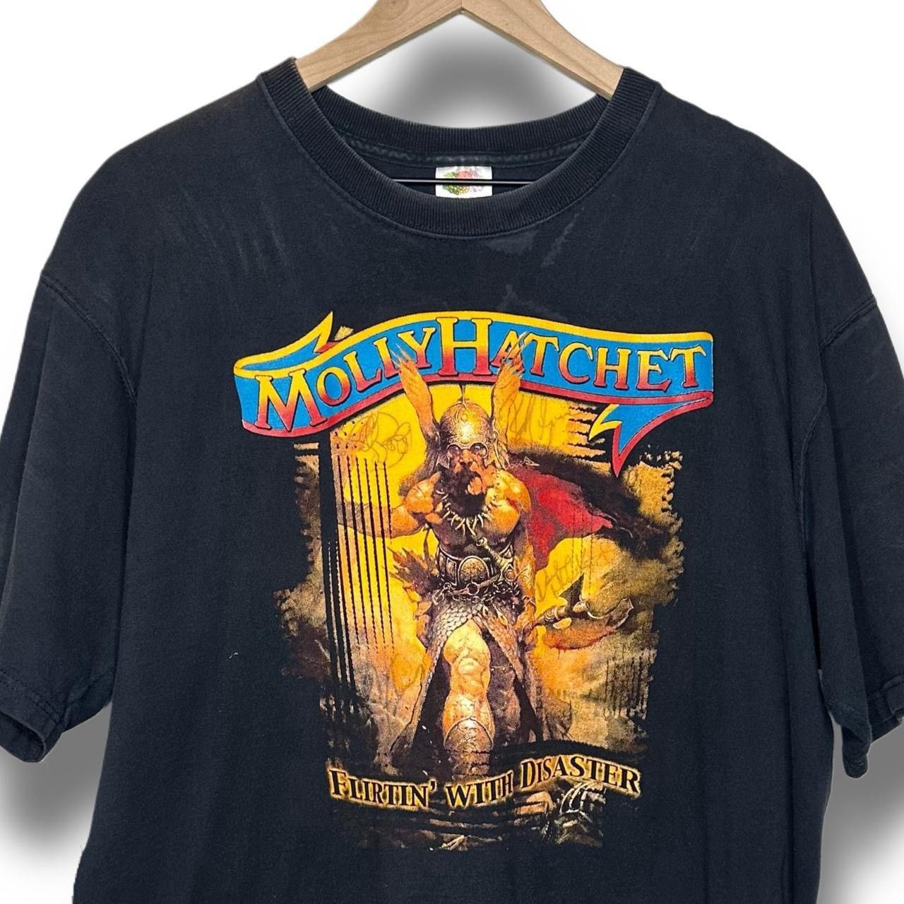 Vintage Vintage Faded Molly Hatchet Band Tee XL Size US XL / EU 56 / 4 - 1 Thumbnail