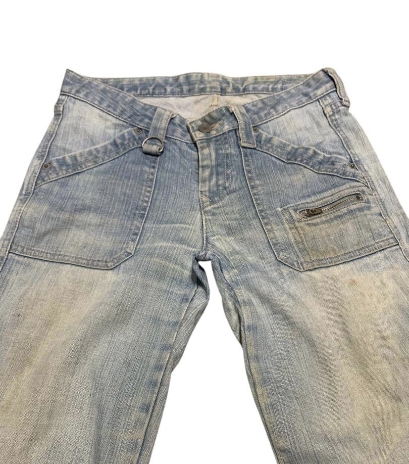 Japanese Brand Vintage Japanese Uniqlo Wide Leg Jeans Size US 29 - 5 Thumbnail