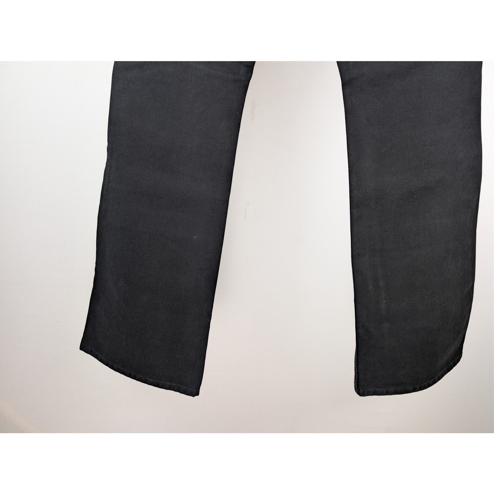 Balenciaga o1rshd1 Straight-Leg Flared Denim Jeans in Peach Pitch Black Size US 33 - 13 Thumbnail