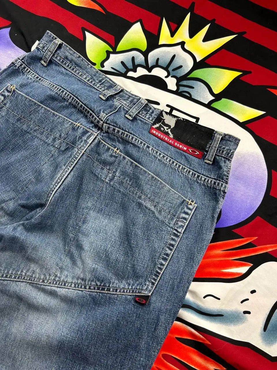 Oakley Oakley Industrial software denim jeans skull Size 36 vintage Size US 36 / EU 52 - 7 Thumbnail