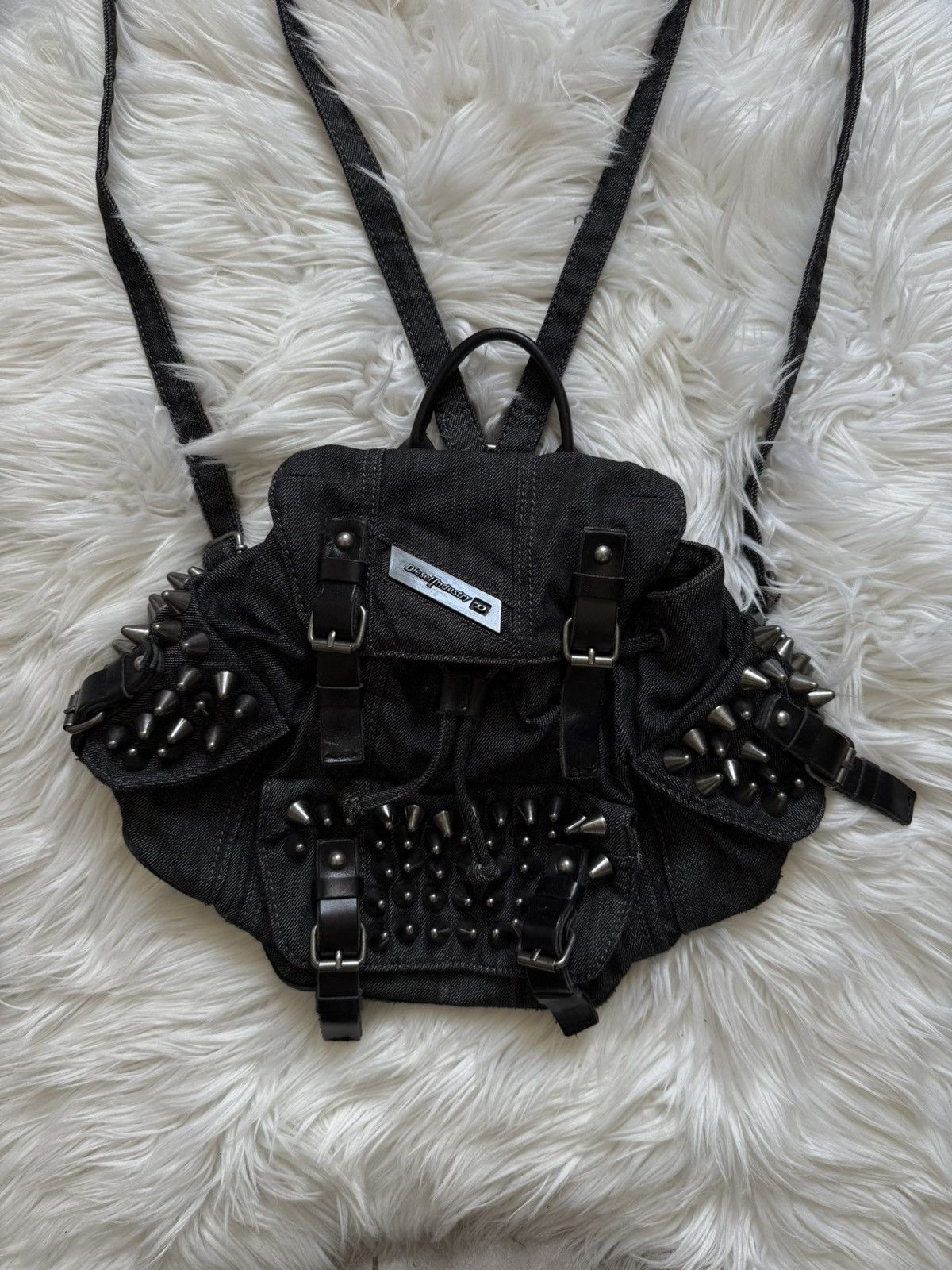 Diesel jeans diesel backpack with studs x if six was nine y2k Size ONE SIZE - 2 Thumbnail