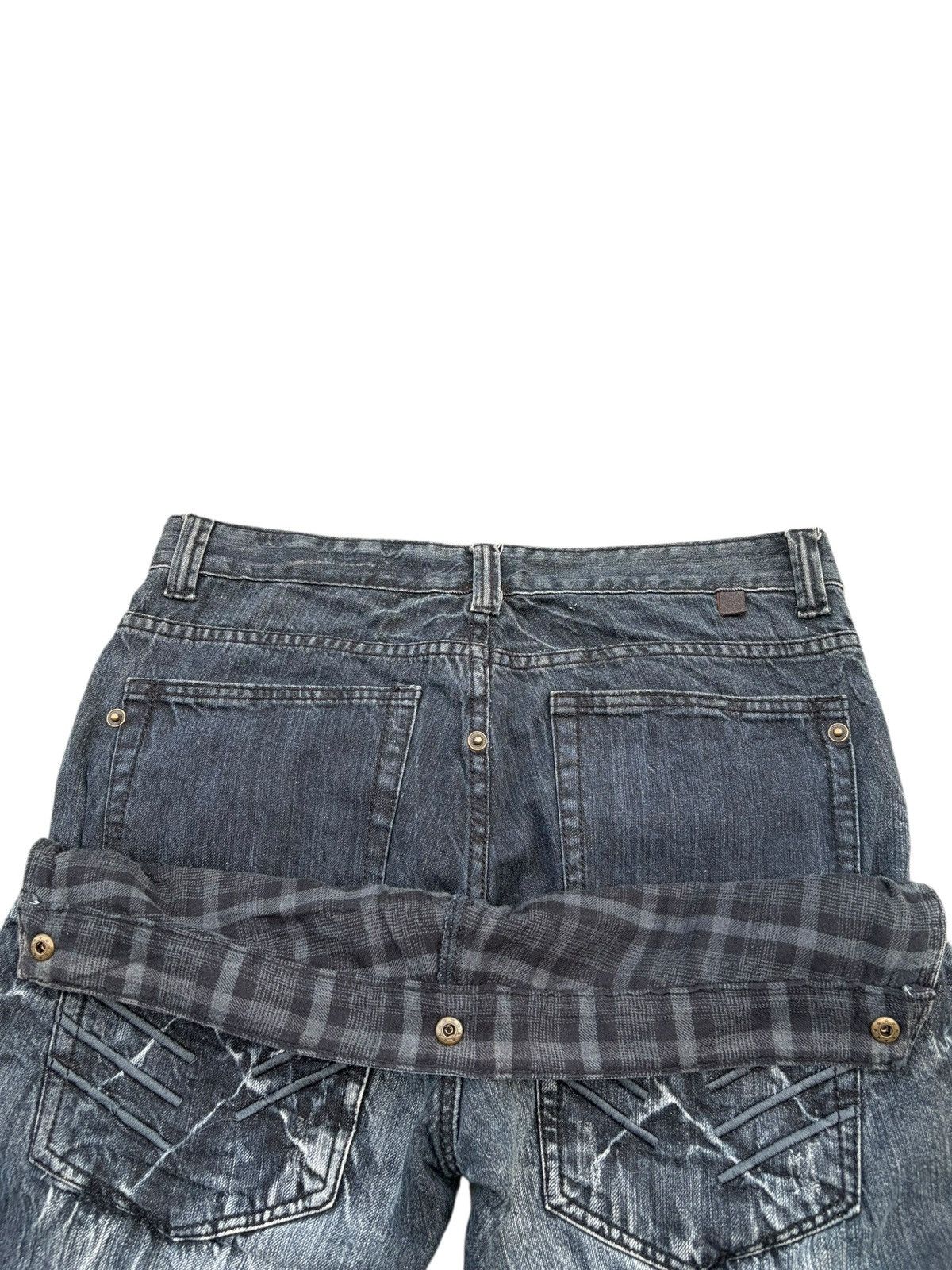 Hysteric Glamour PUNK MINISTRY HYSTERIC DOUBLE WAIST CLAWNMARK DISTESSEDDENIM Size US 35 - 15 Thumbnail
