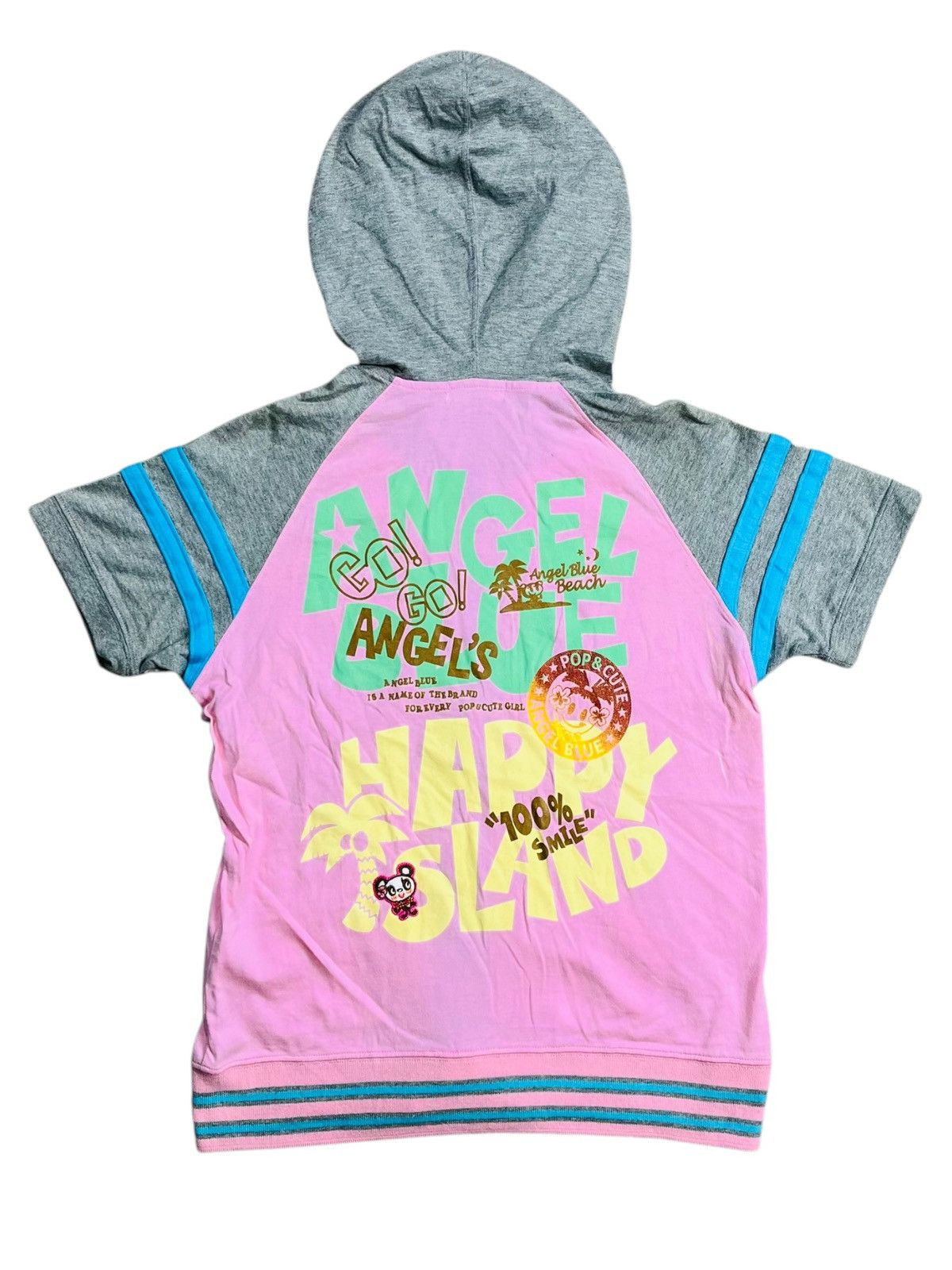 Angel Blue 2000s Angel Blue - Happy Island Hooded Shirt Jacket Size L / US 10 / IT 46 - 1 Thumbnail