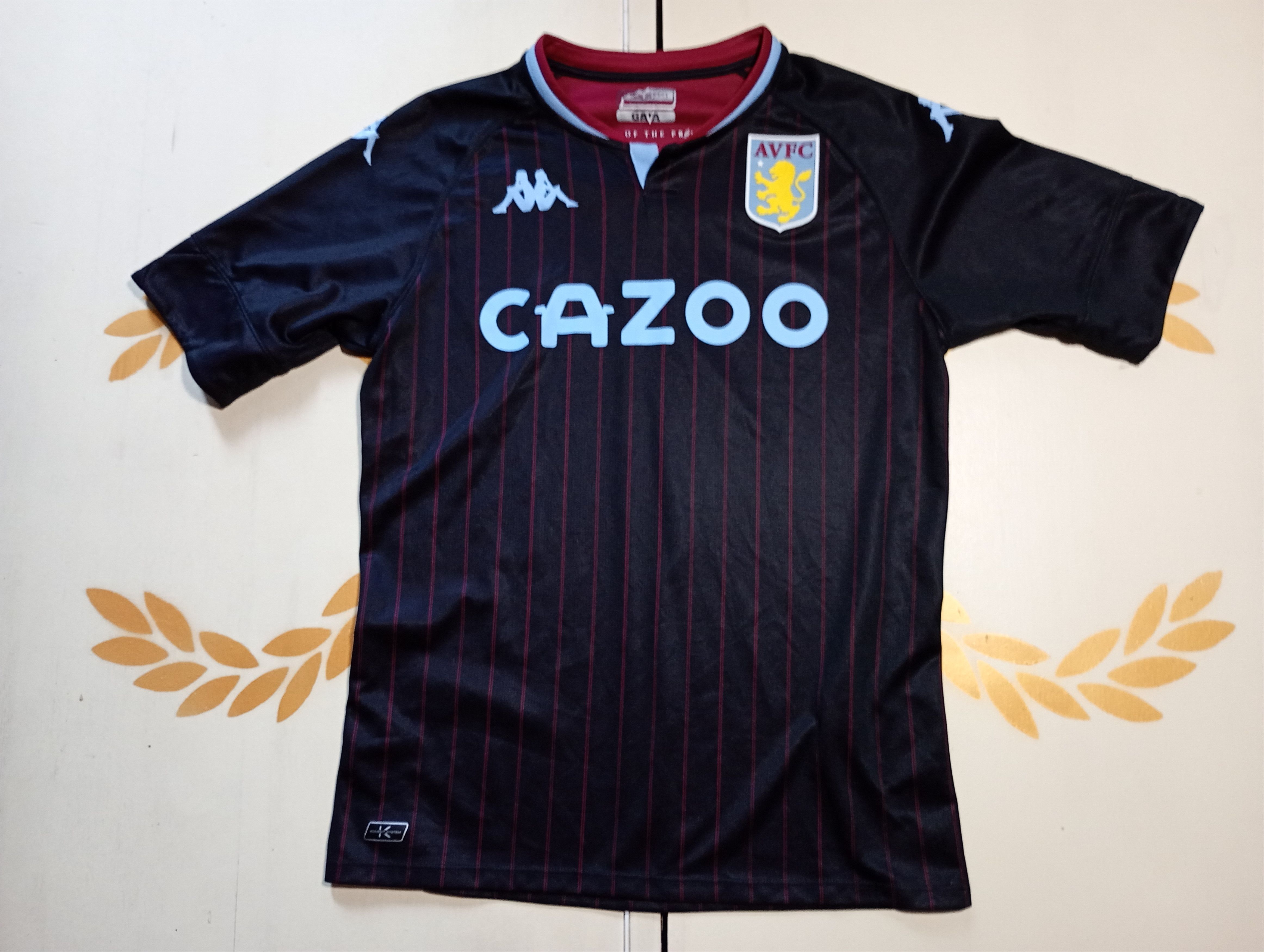 Kappa Kappa Aston Villa FC Away Jersey 2020-2021 Size US M / EU 48-50 / 2 - 1 Thumbnail