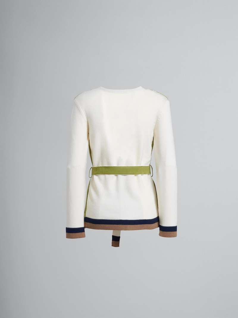Marni o1y1125 Cardigan in Multicolor Size M / US 6-8 / IT 42-44 - 3 Thumbnail