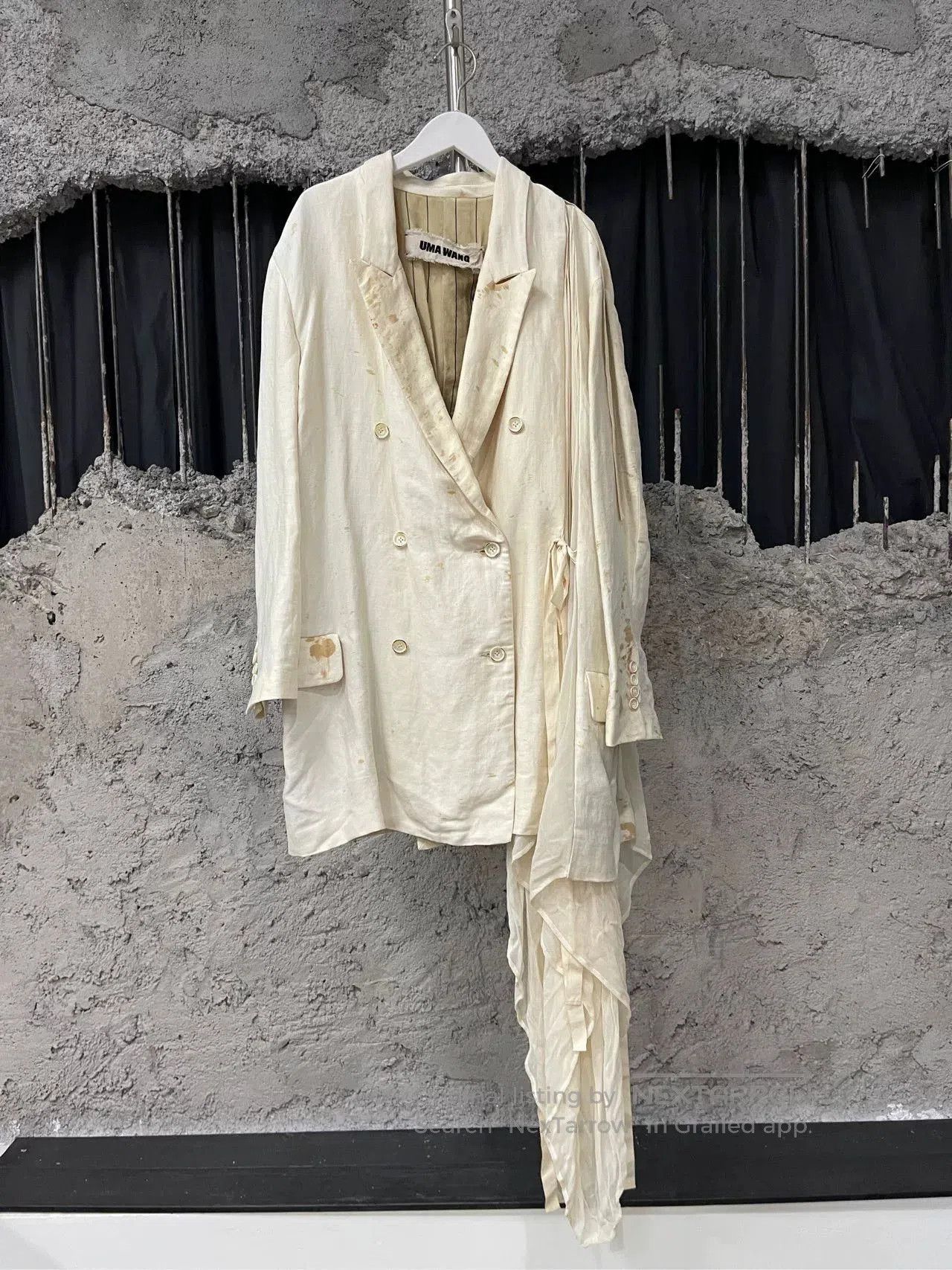 Uma Wang uma wang irregular tea-dyed coat. Size S / US 4 / IT 40 - 1 Thumbnail