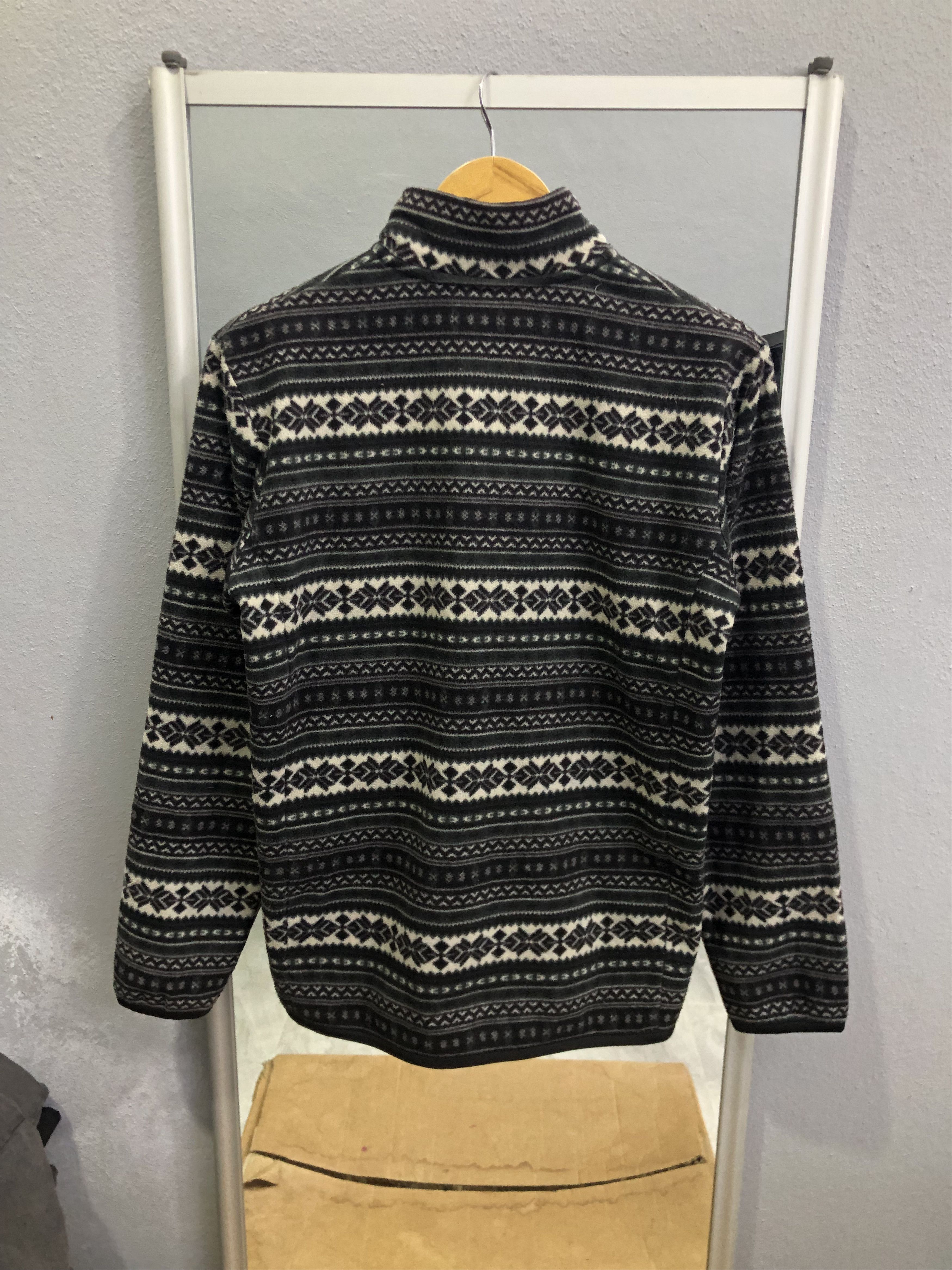 Uniqlo Uniqlo Fair Isle Nordic Fleece Full Zip Jacket Size US M / EU 48-50 / 2 - 10 Thumbnail