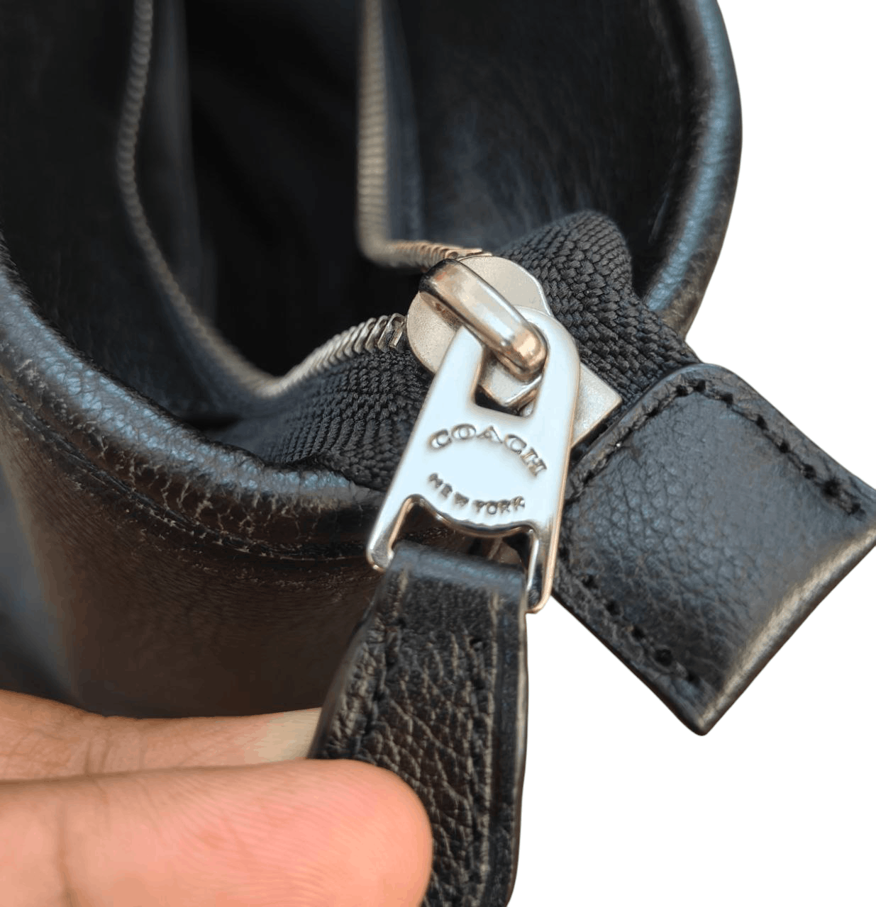 Coach Coach New York Leather Hand Bag Size ONE SIZE - 10 Thumbnail