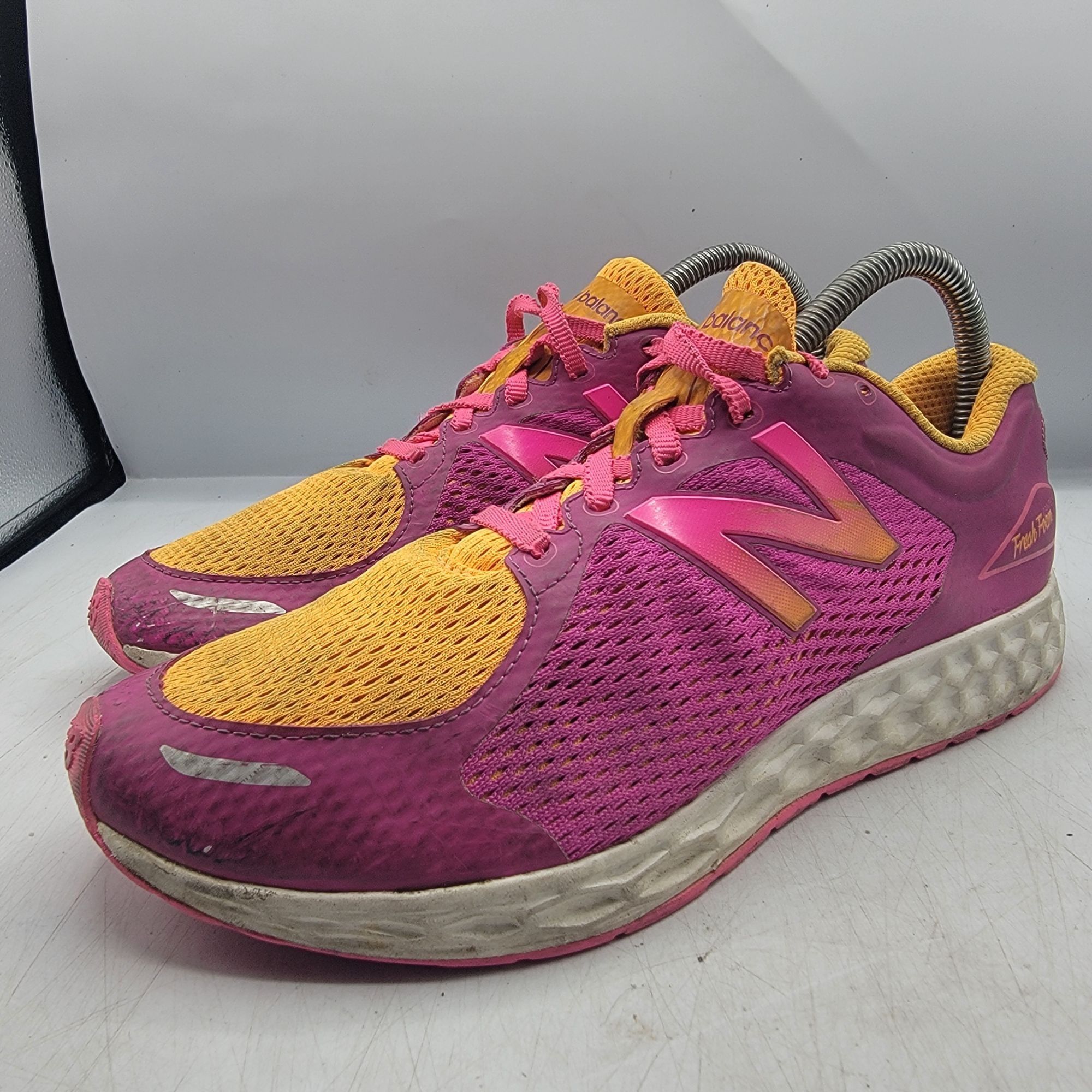 New Balance New Balance Fresh Foam Zante Mens 7 Pink Orange Athletic Sho Size US 7 / EU 40 - 4 Thumbnail