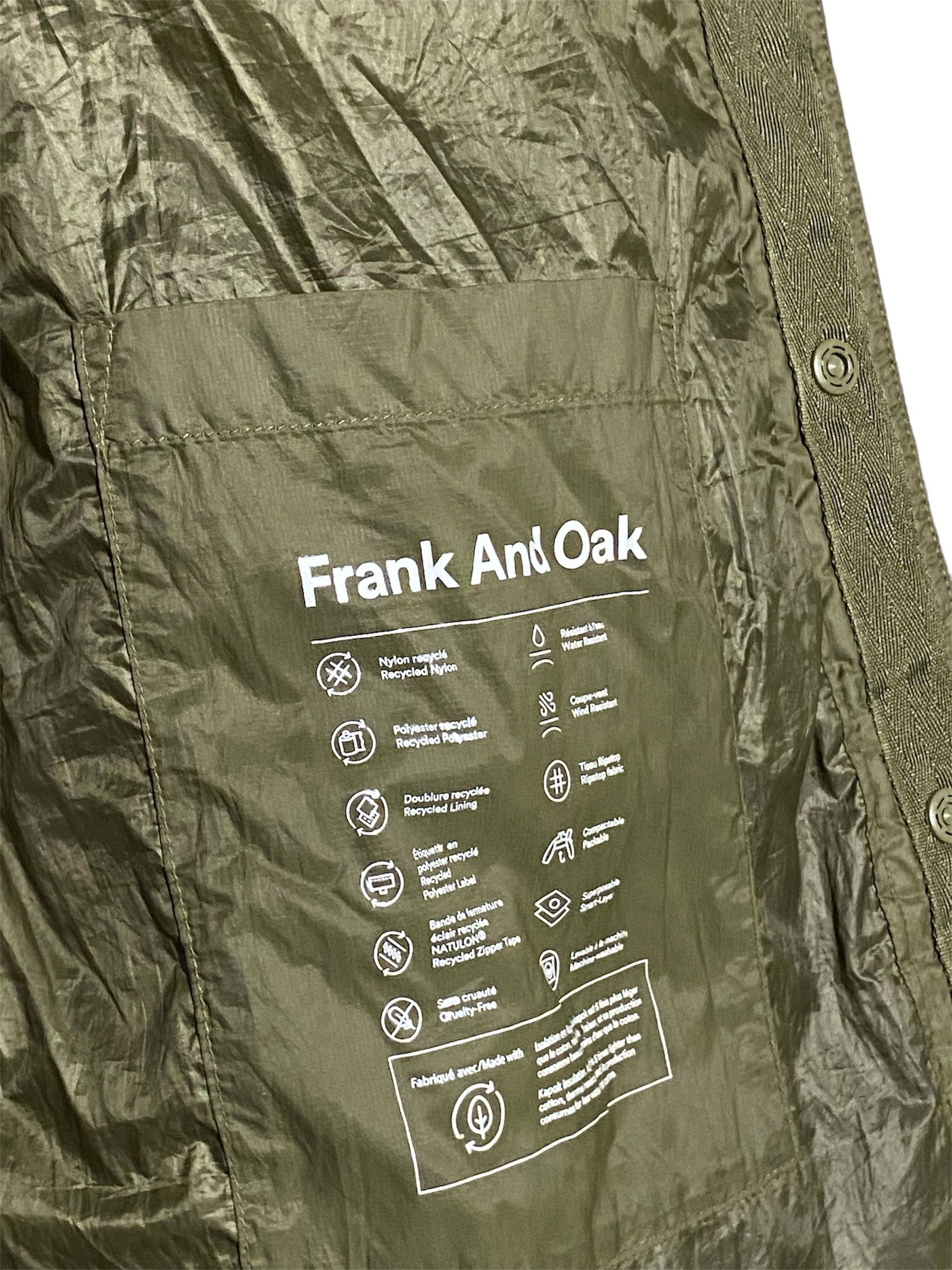 Frank And Oak Frank and Oak Green Light Jacket Size US S / EU 44-46 / 1 - 5 Thumbnail