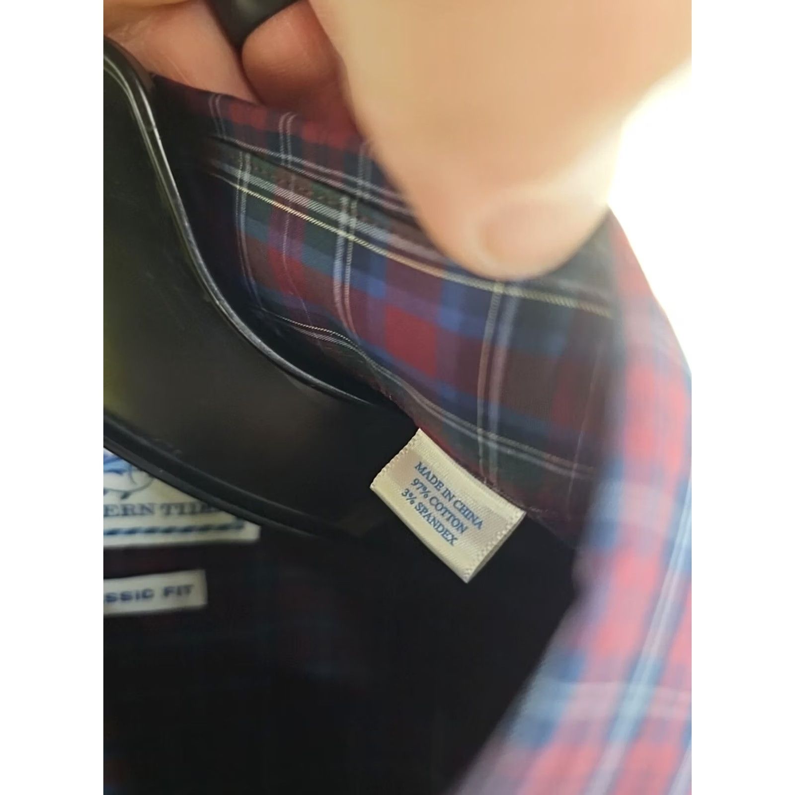 Southern Tide Southern Tide Classic Fit Button-Down Plaid Shirt Men Small Multicolor Logo Pocket Shirt Size US S / EU 44-46 / 1 - 5 Thumbnail
