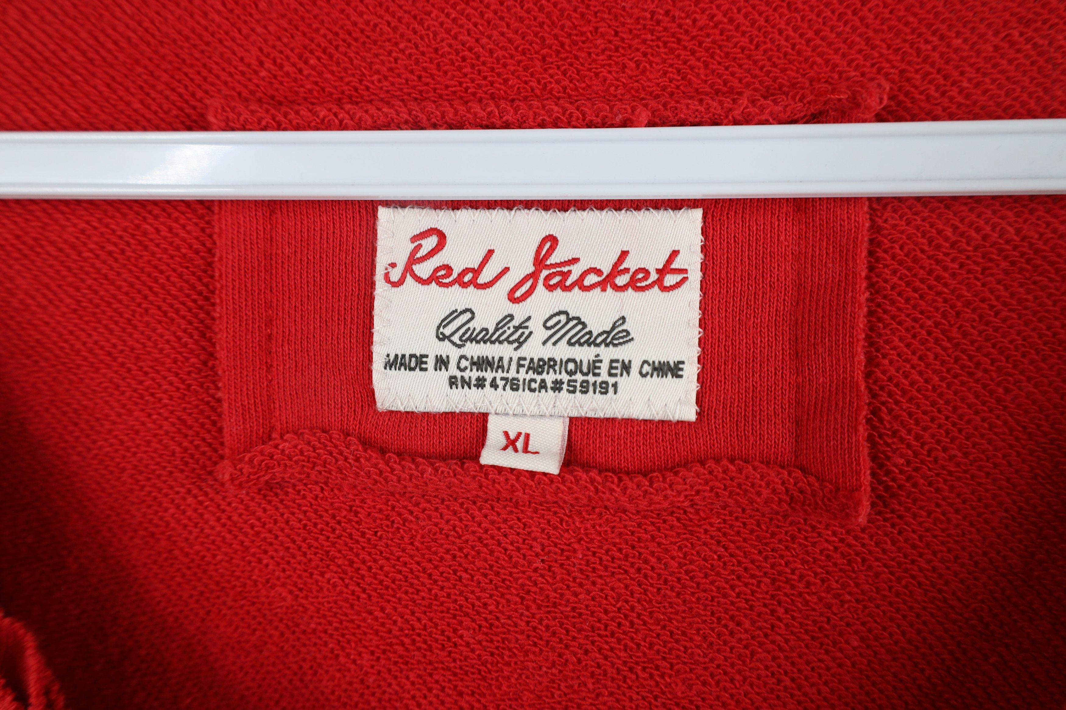 Vintage Vintage Spell Out Detroit Red Wings Hockey Sweatshirt Red Size XL / US 12-14 / IT 48-50 - 9 Thumbnail