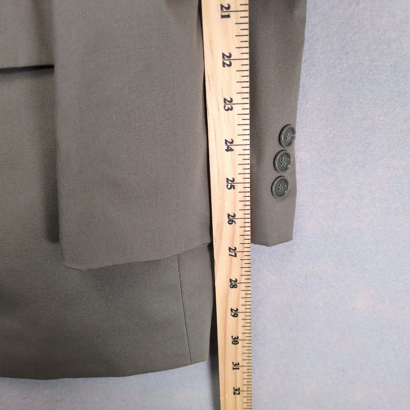 Other Jeffrey Banks Mark Perfect Poplin Taupe Blazer Men's 50L Size 50L - 9 Thumbnail