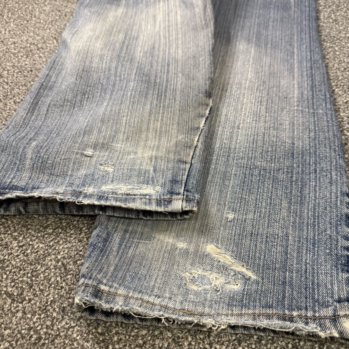 semanticdesign 🔥🇯🇵 Japanese Double Waist Happy Hope Distressed Denim Size US 30 / EU 46 - 6 Thumbnail