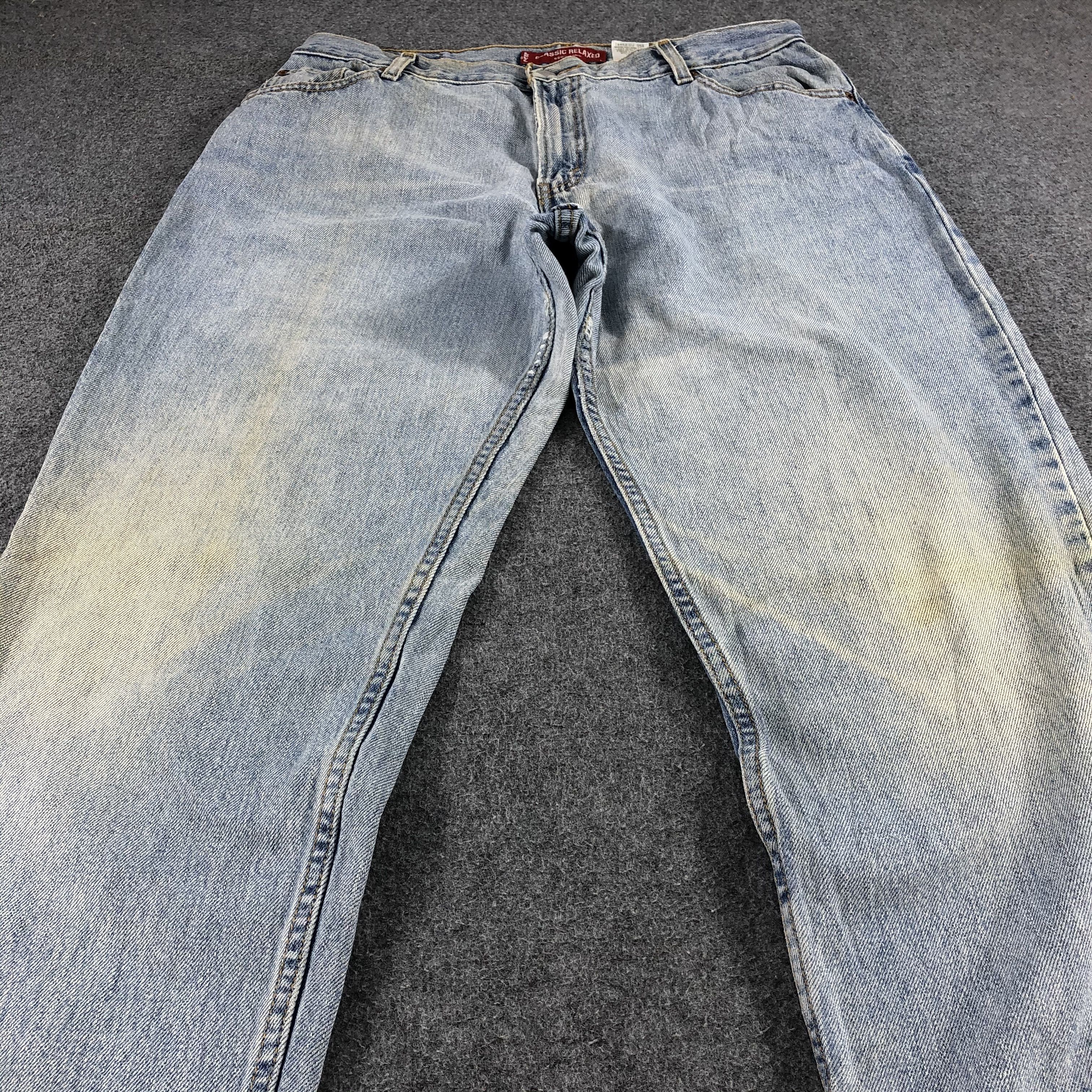 Levi's Vintage Light Wash Levis 550 Jeans-J1268 Size US 35 - 3 Thumbnail