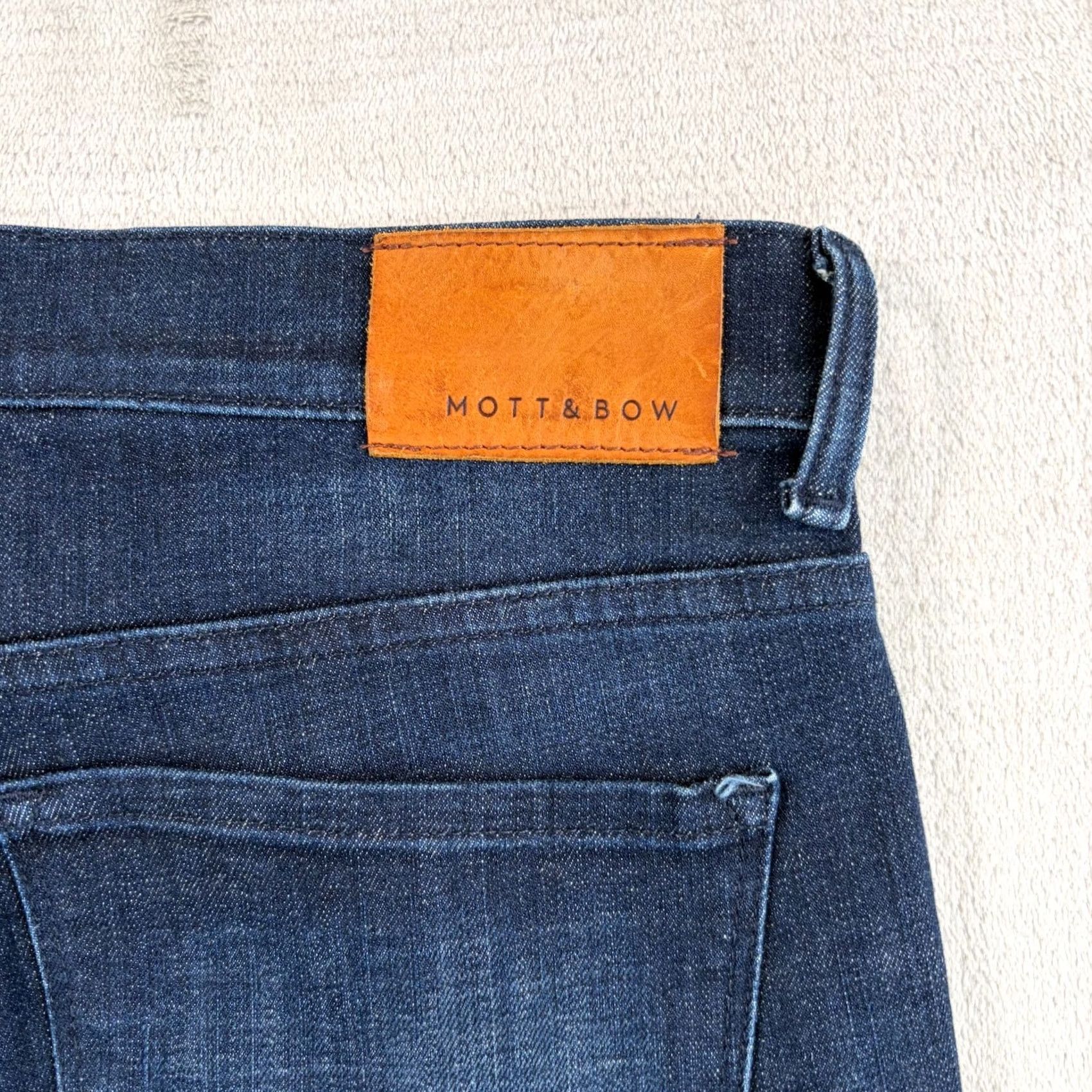 Mott & Bow Mott & Bow Jeans Slim Fit Mercer 32x26 Blue Men Stretch Denim 5-Pocket City Preppy Vintage: No (avoid if not allowed) Size US 32 / EU 48 - 4 Thumbnail