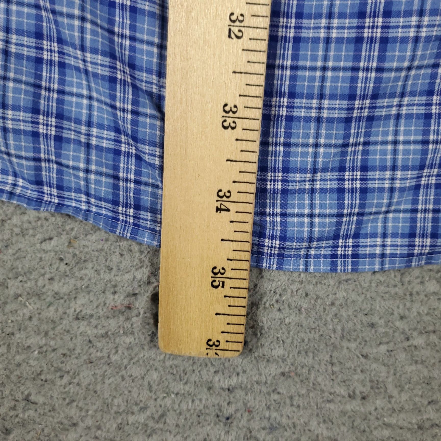Ralph Lauren Ralph Lauren Shirt Mens XL Blue Plaid Button-Up Short Sleeve Polo Style Button-Down Collar/Logo - Classic American Preppy Modern Shirt Size US XL / EU 56 / 4 - 4 Thumbnail