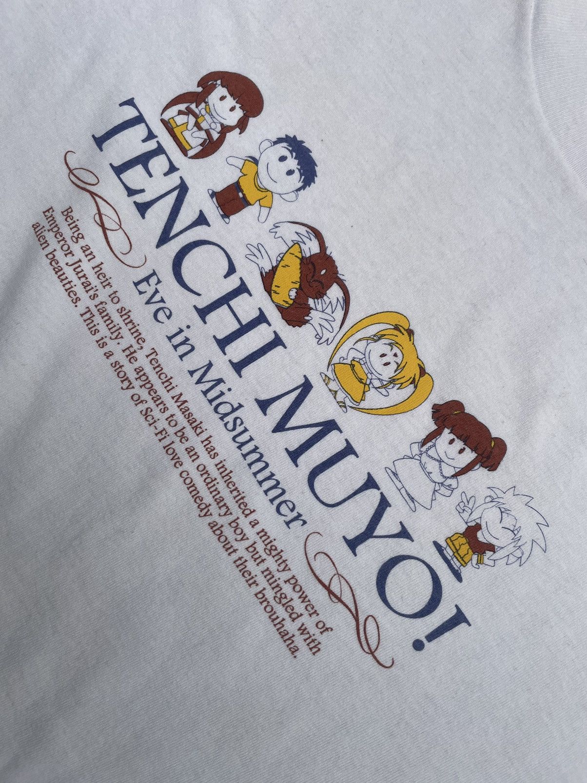 Anime Vintage Anime Tenchi Muyo Tshirt Size US L / EU 52-54 / 3 - 9 Thumbnail