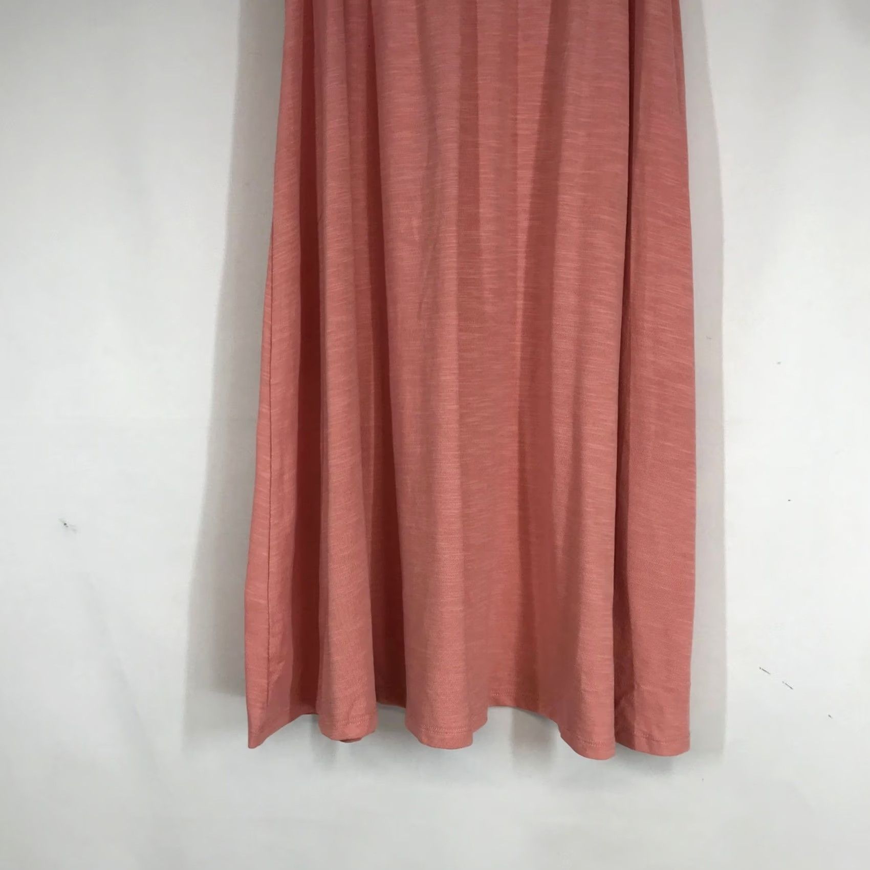 Pinko DownEast Womens Coral Pink Smocked Waist Midi Knit Skirt XS Size 26" / US 2 / IT 38 - 3 Thumbnail