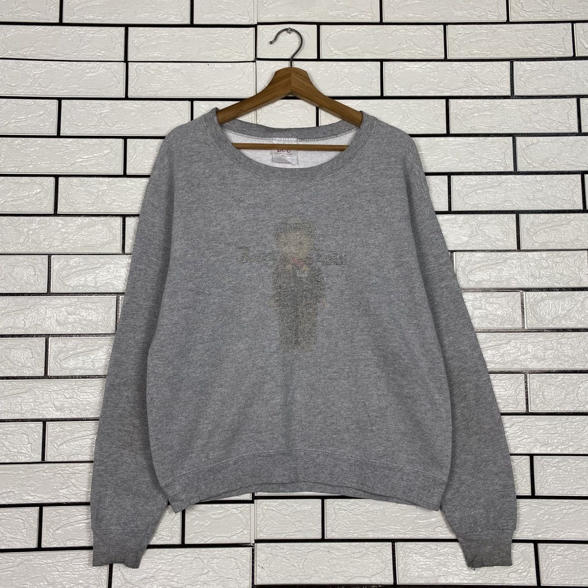 Japanese Brand 📌Vintage Lee Sweatshirt Made in Usa Bear Faded Design Size US M / EU 48-50 / 2 - 2 Thumbnail
