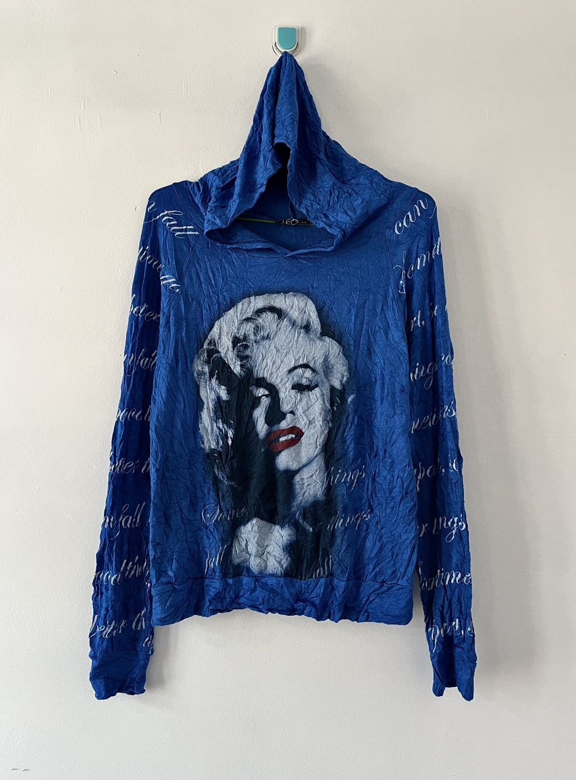 Vintage AOP CLEO APPAREL BIG LOGO HOODIE Size US M / EU 48-50 / 2 - 2 Thumbnail