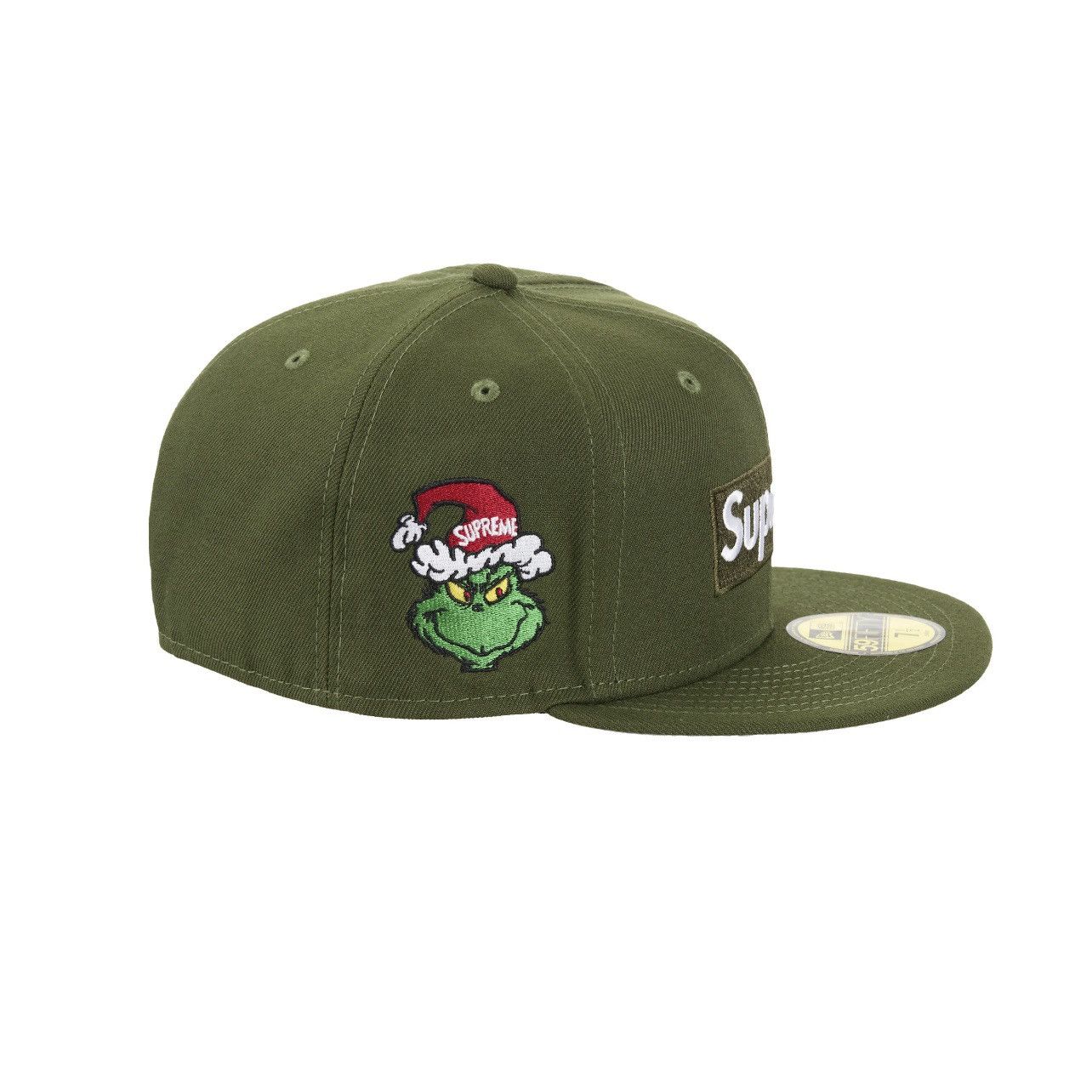 Supreme Supreme Grinch Box Logo New Era Fitted Hat Green Size 7 1/4 Size ONE SIZE - 2 Thumbnail