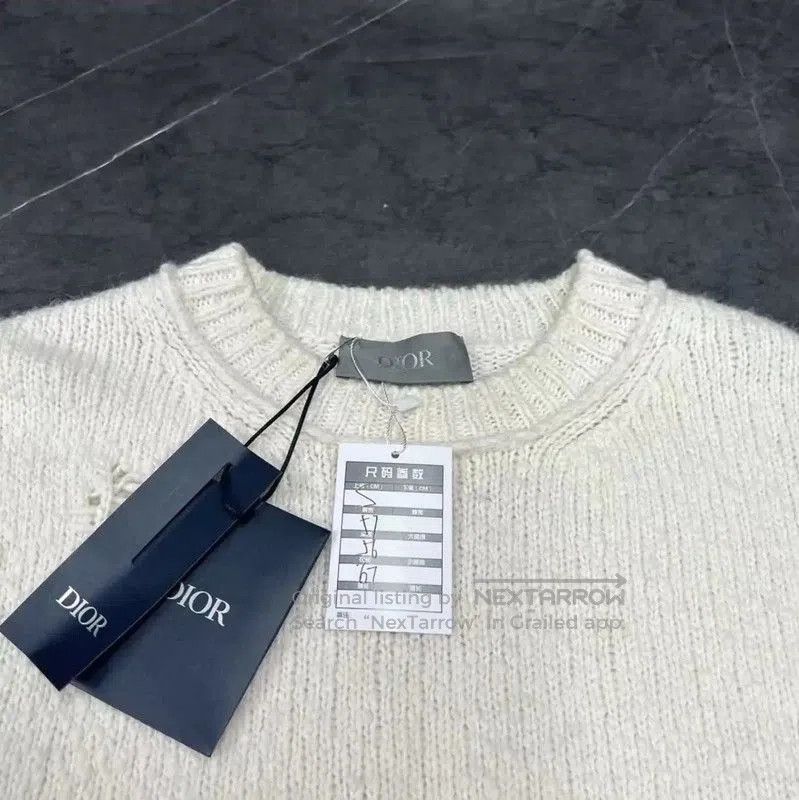 Other Dior Men's Cream Pullover Sweater . Size US S / EU 44-46 / 1 - 5 Thumbnail