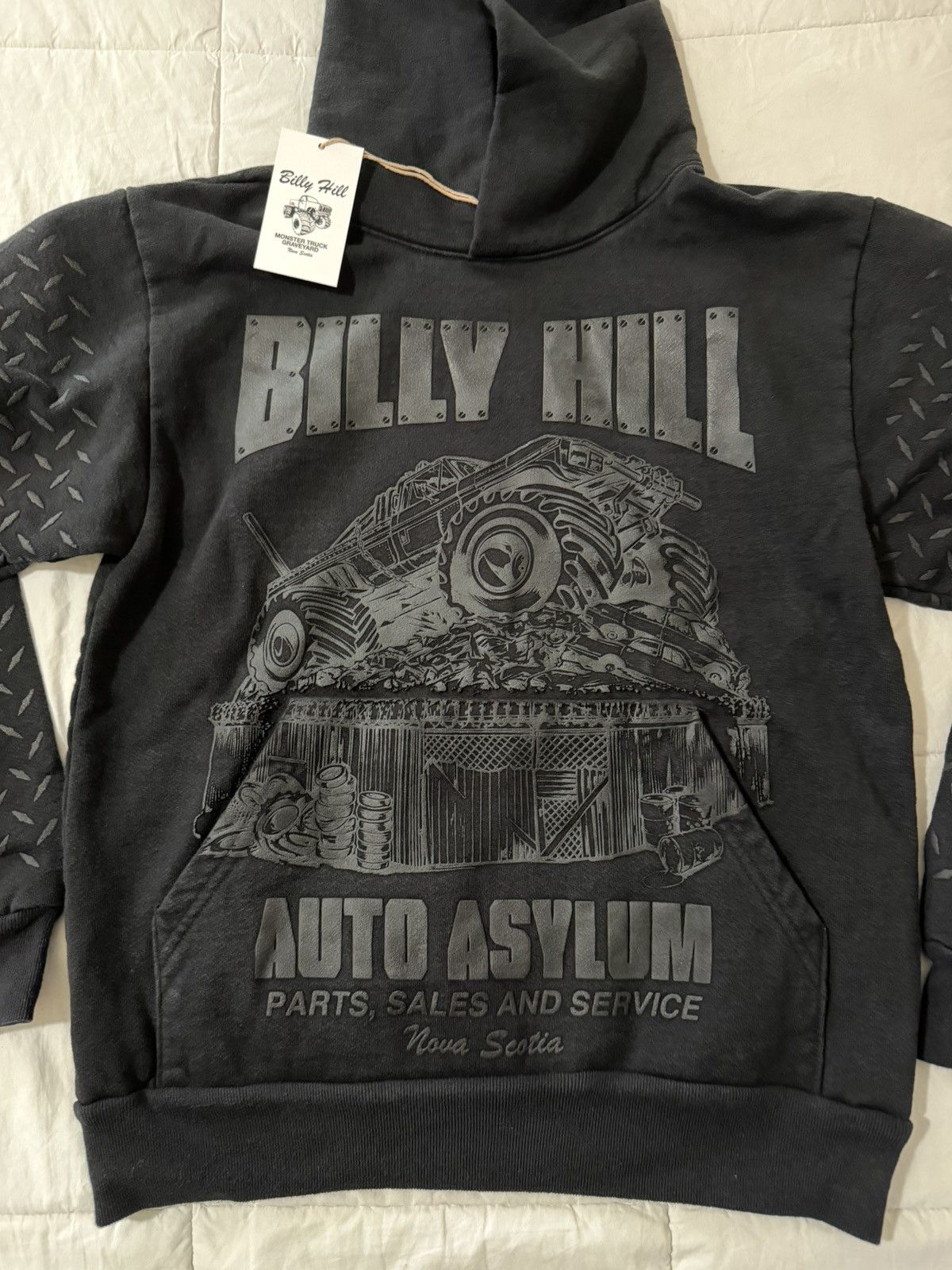 Billy Hill Billy hill - Diamond Plated Auto Asylum Black Hoodie (small) Size US S / EU 44-46 / 1 - 4 Thumbnail