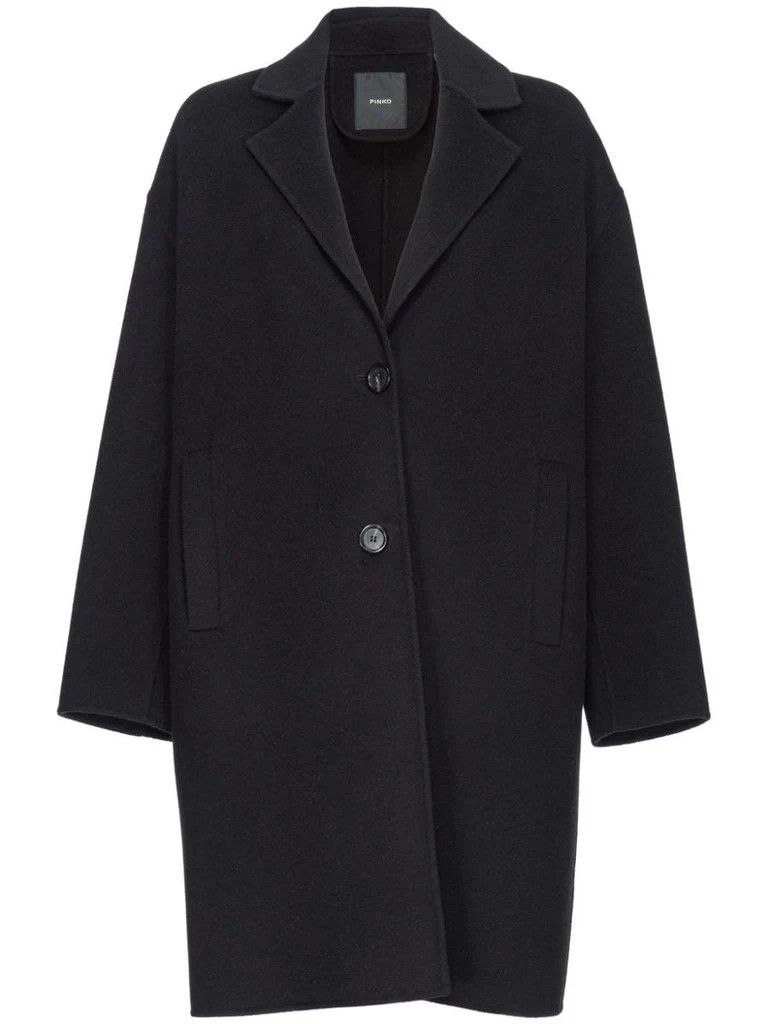 o1s22i1n0824 Double Wool Coat in Black