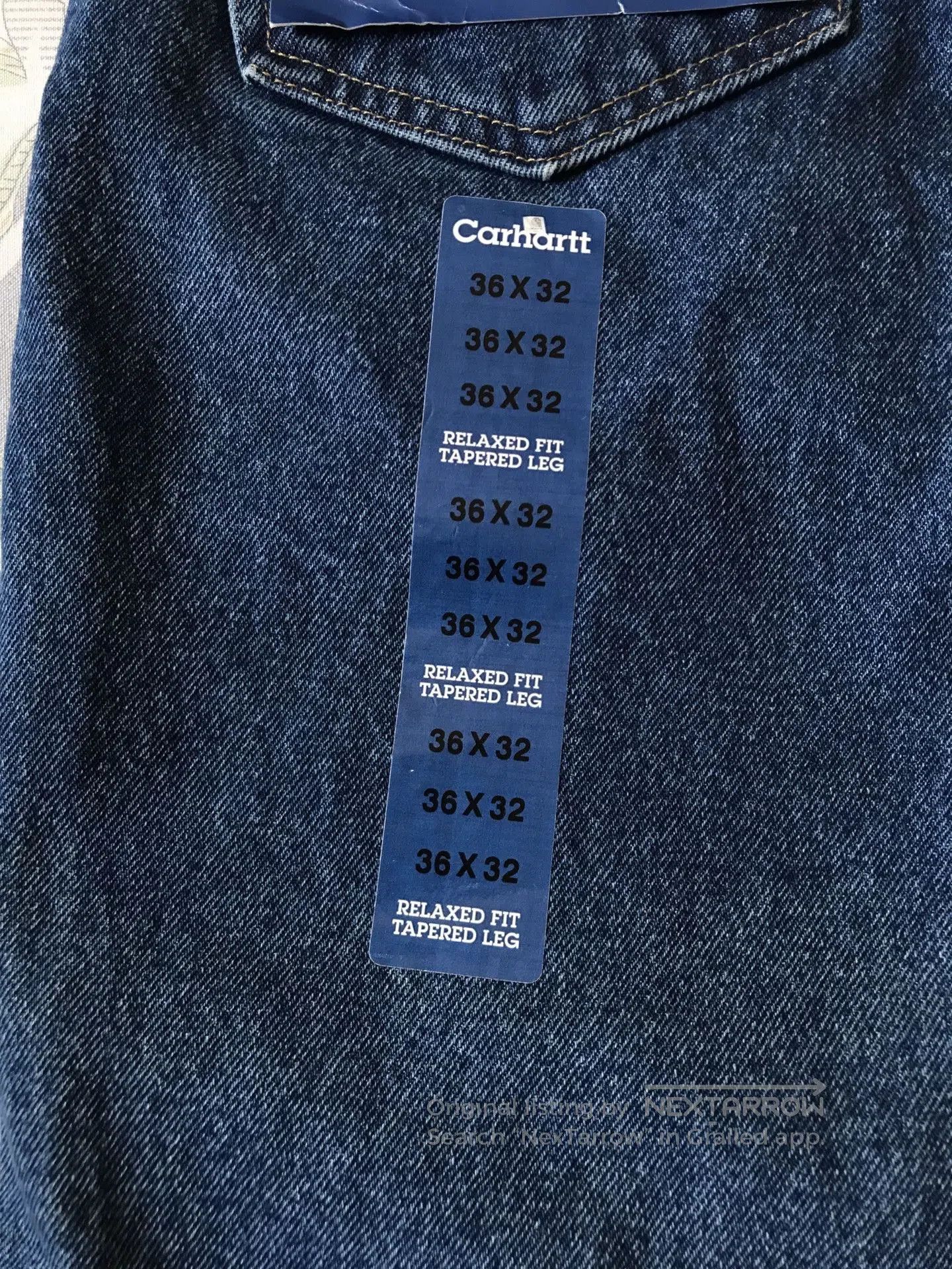 Carhartt Carhartt B17 DST Washed Jeans. Size US 36 / EU 52 - 7 Thumbnail
