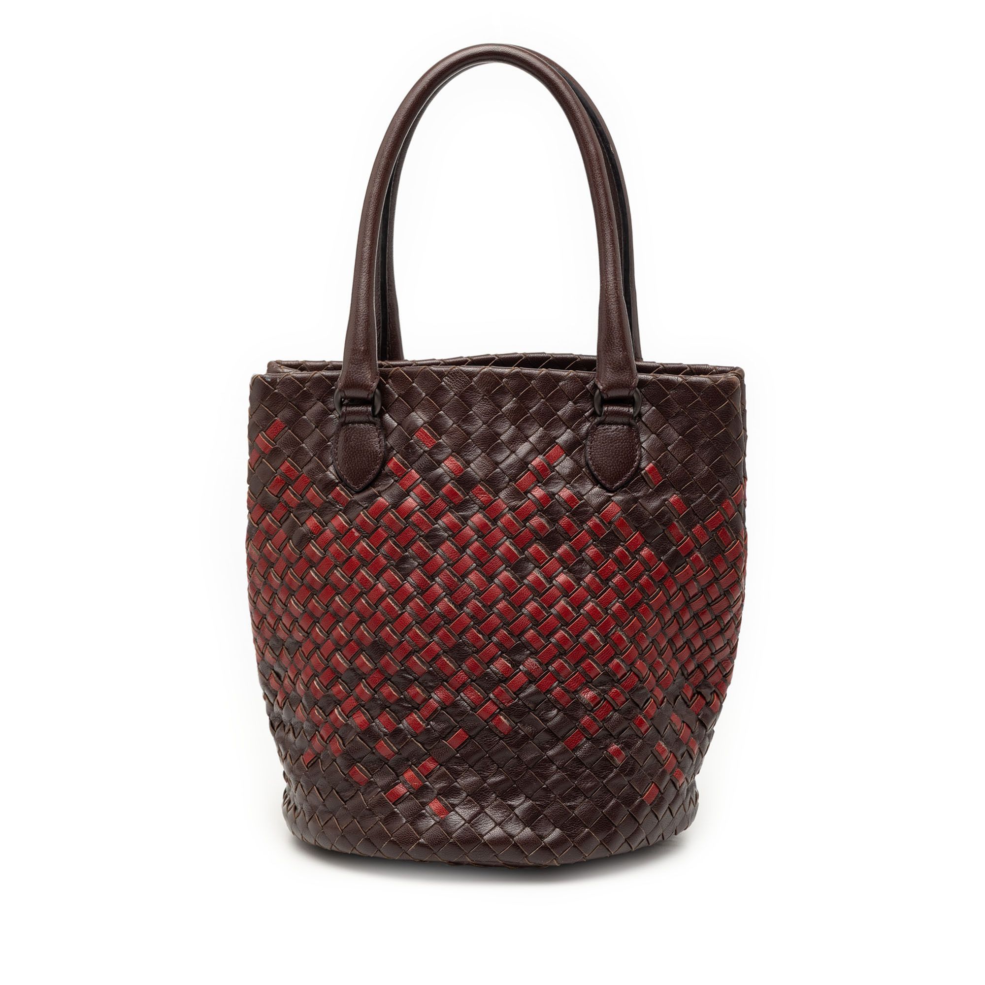 Bottega Veneta Bottega Veneta Bicolor Nappa Intrecciato Bucket Bag Size ONE SIZE - 1 Thumbnail