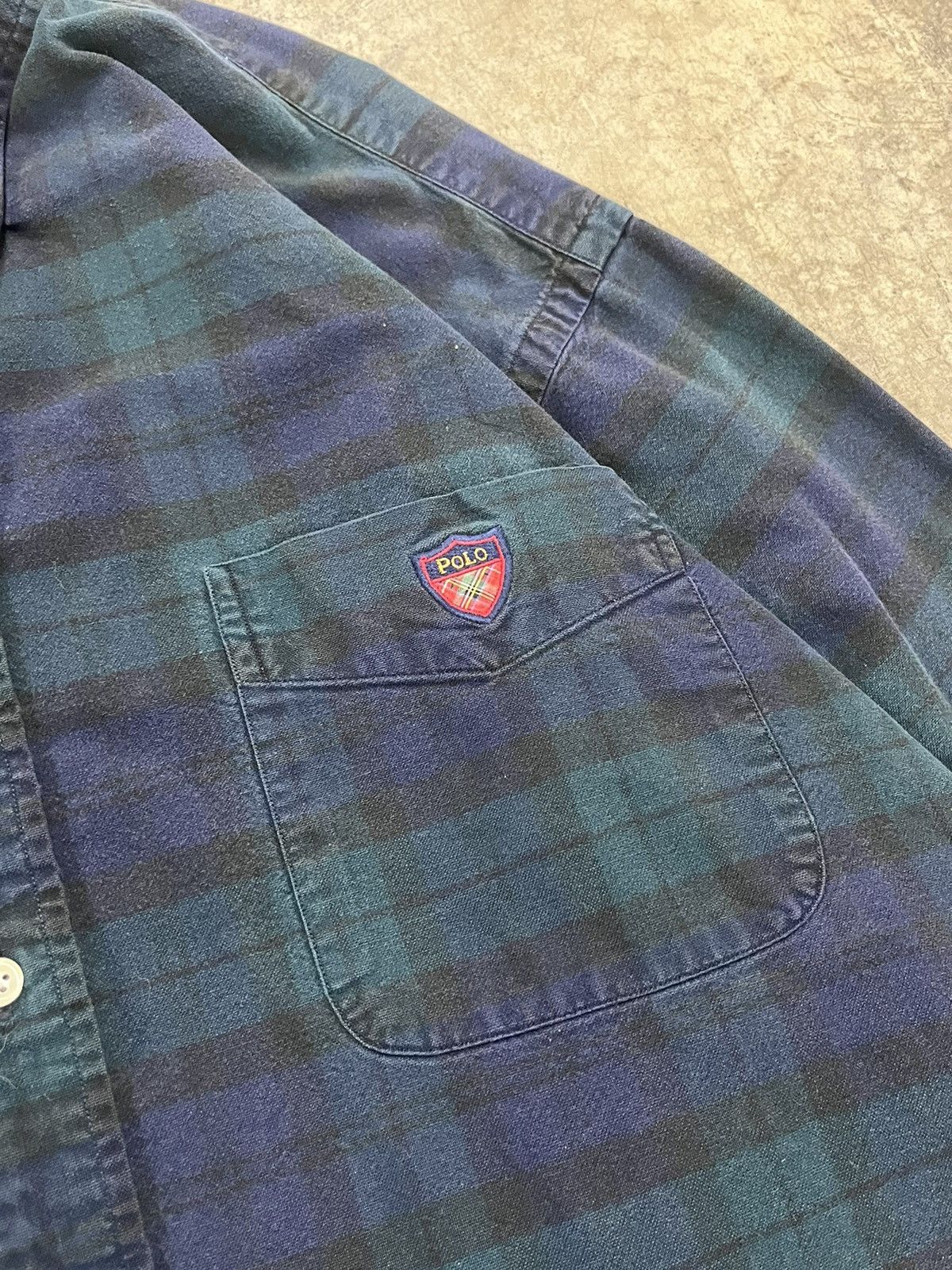 Polo Ralph Lauren × Vintage Polo Ralph Lauren vintage plaid golf crest button preppy Size US XL / EU 56 / 4 - 5 Thumbnail
