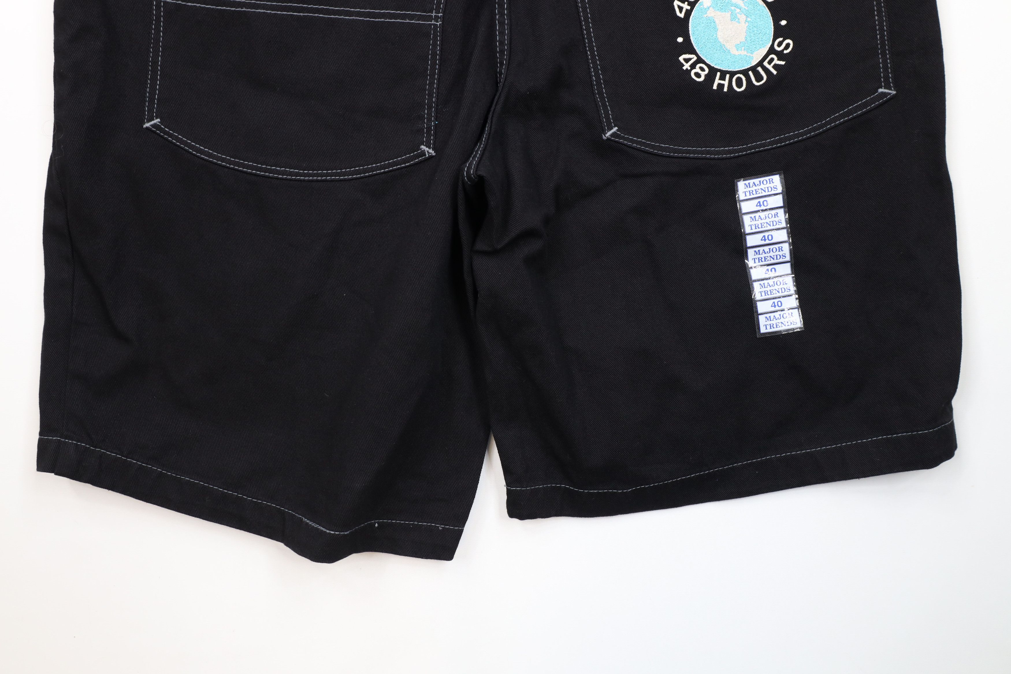 Vintage Deadstock Vintage 90s Streetwear Baggy Fit Denim Shorts Size US 40 / EU 56 - 13 Thumbnail