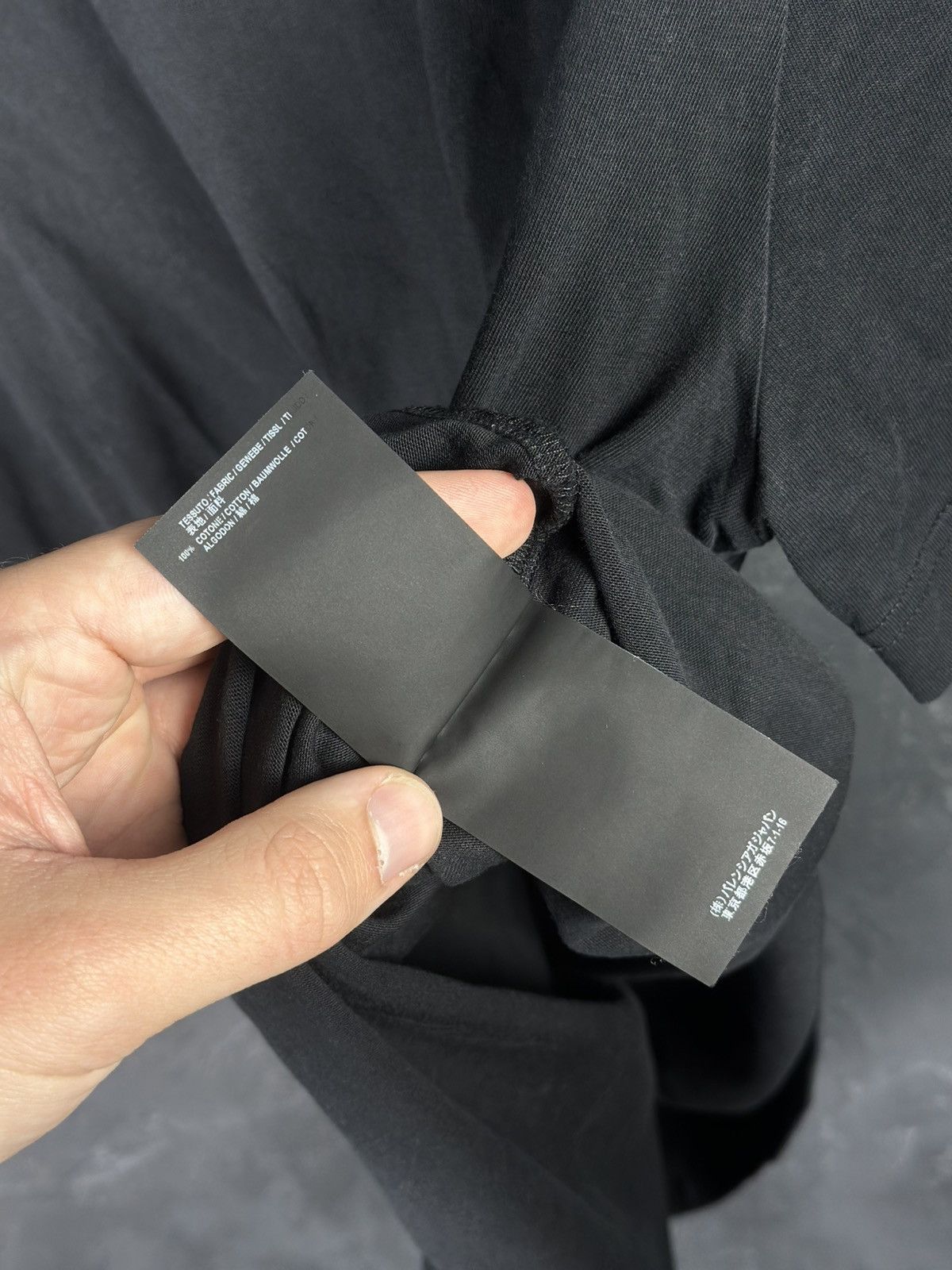 Balenciaga Balenciaga Cotton Back Logo T- Shirt BlackT-Shirts Size US XL / EU 56 / 4 - 7 Thumbnail