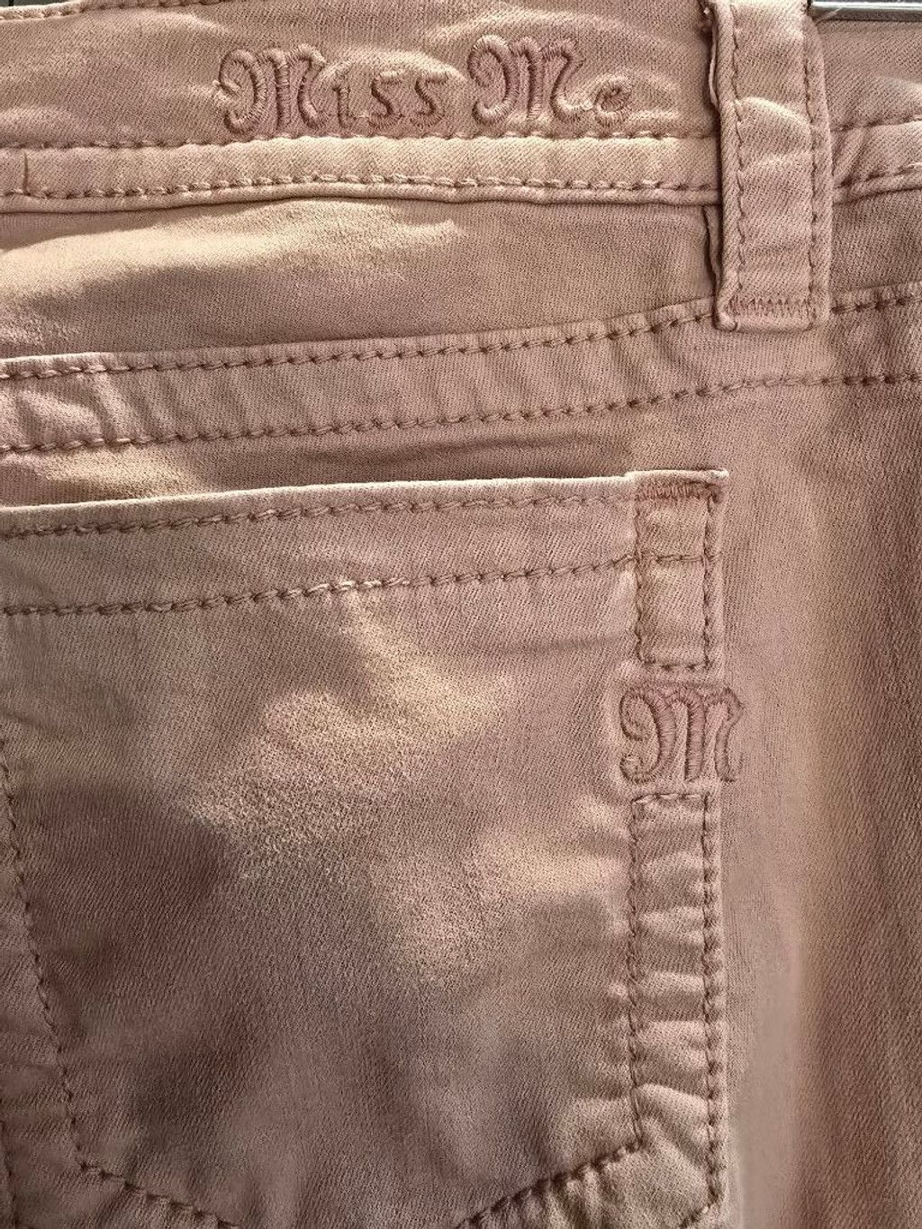 Miss Me Miss Me Jeans Dusty Rose Mid- Rise Easy Crop Jeans Size 29 Size 29" - 5 Thumbnail