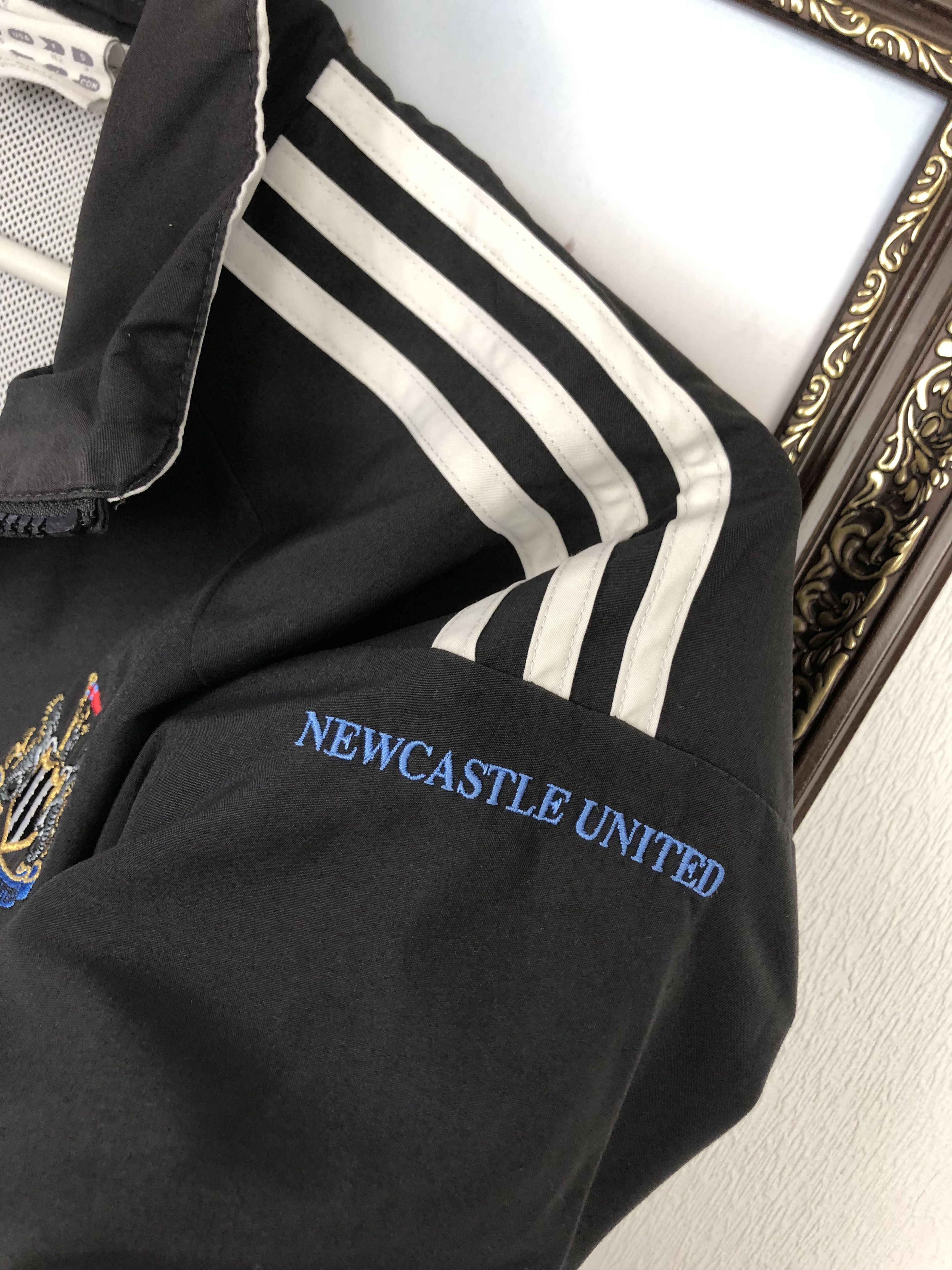 Adidas Vintage Adidas Newcastle United Football Jacket Soccer Size US S / EU 44-46 / 1 - 4 Thumbnail