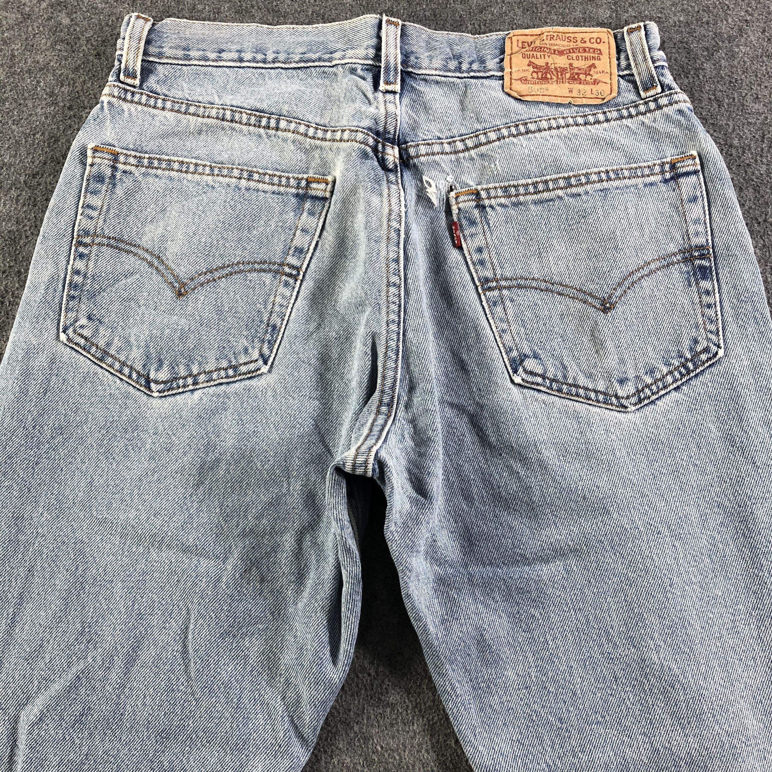 Levi's Vintage 90s Blue Wash Levis 505 Jeans-J3067 Size US 31 - 4 Thumbnail