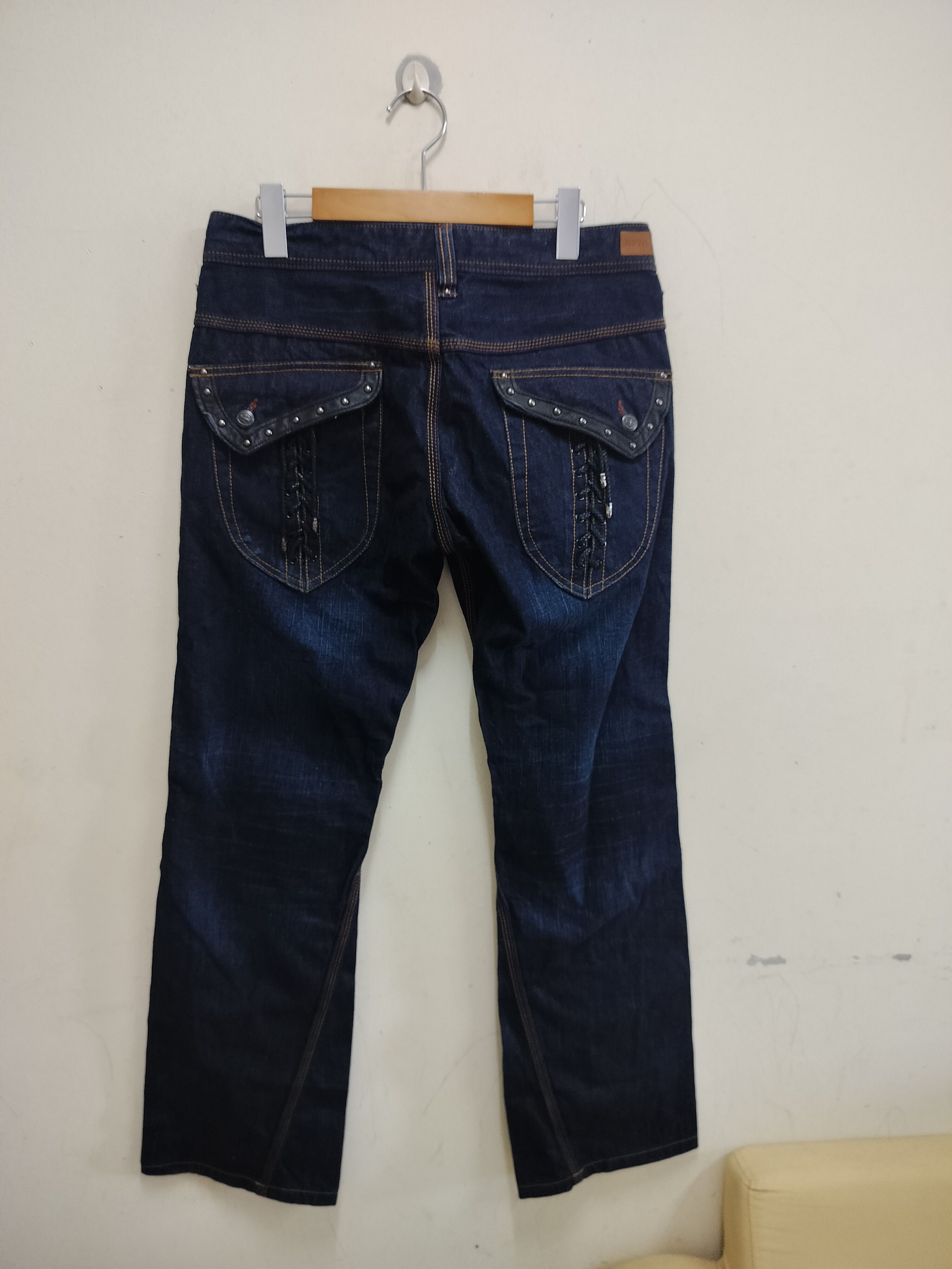 Nicole Club Nicole Club For Men Flare Jeans leather pocket Size US 32 / EU 48 - 11 Thumbnail