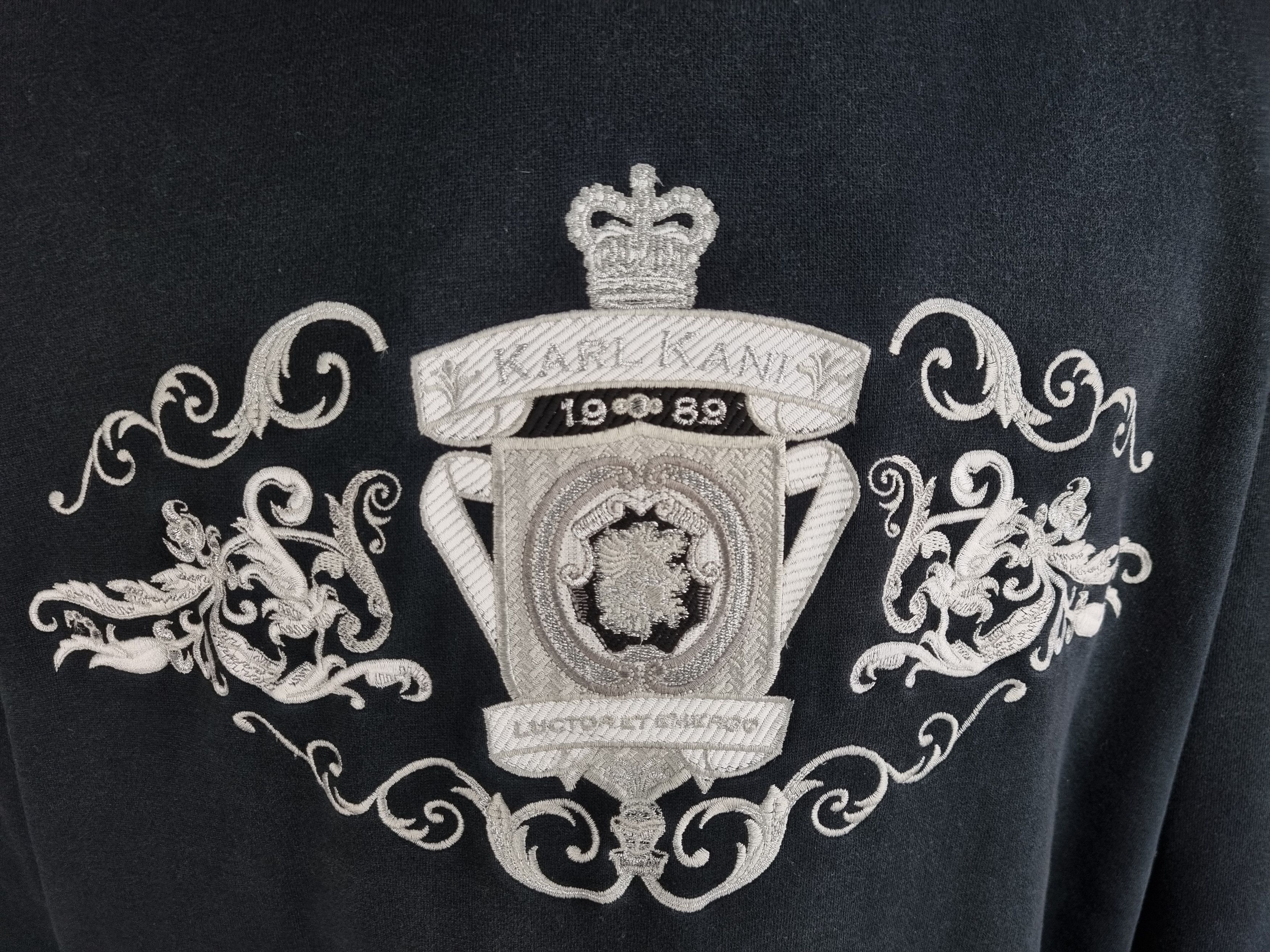 Karl Kani Karl Kani Embroidered Logo Faded Heavy Hoodie Size US XXL / EU 58 / 5 - 9 Thumbnail